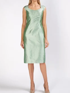 Favourbrook Josephine Dress Willow Plain Silk Douppion-Women Raceday | Dresses