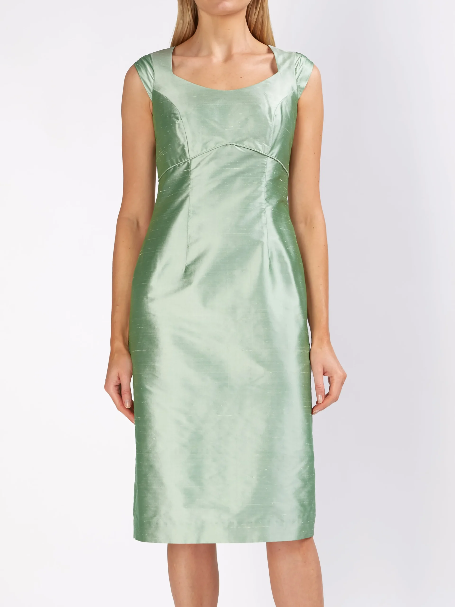 Favourbrook Josephine Dress Willow Plain Silk Douppion-Women Raceday | Dresses