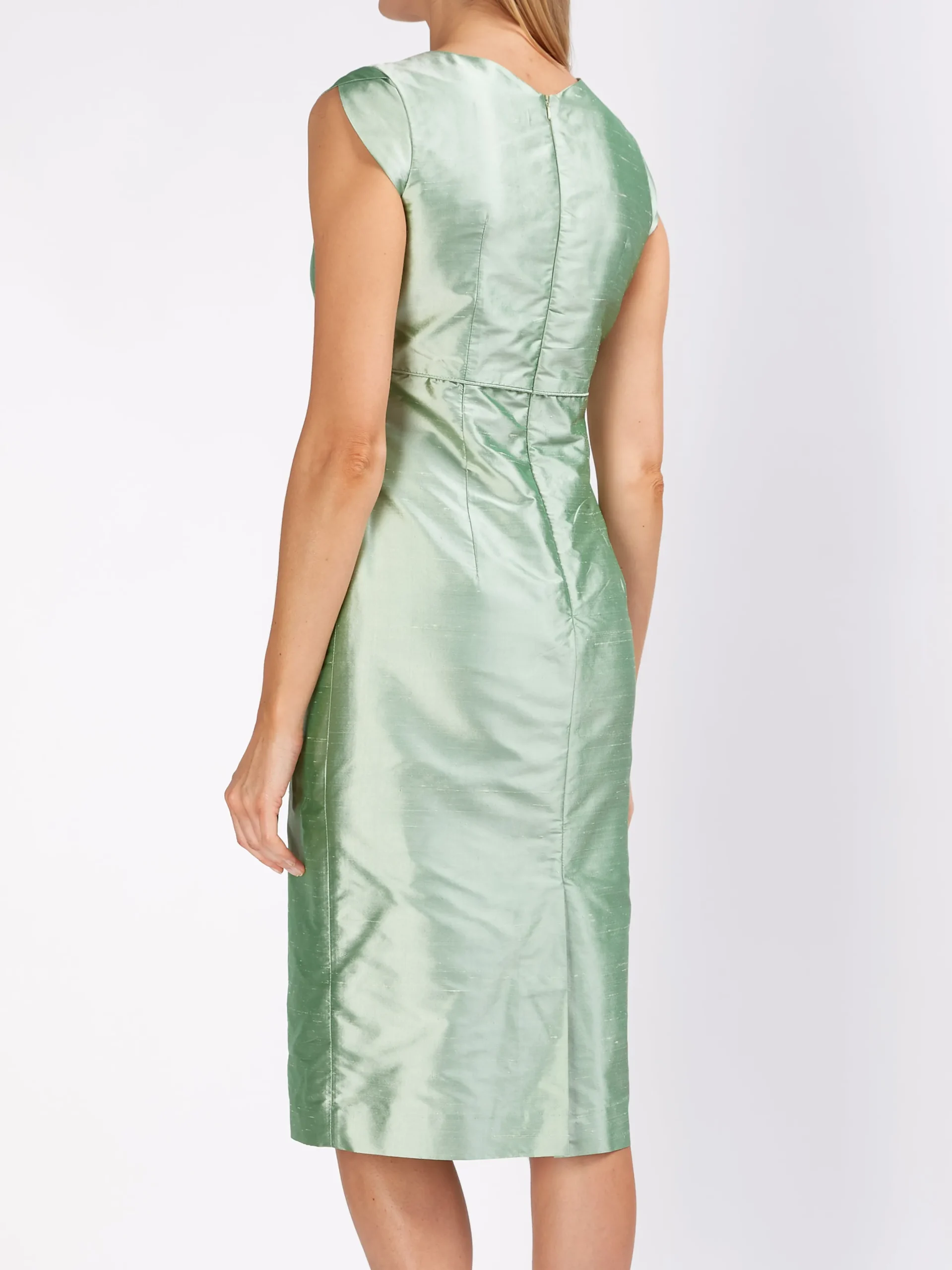 Favourbrook Josephine Dress Willow Plain Silk Douppion-Women Raceday | Dresses