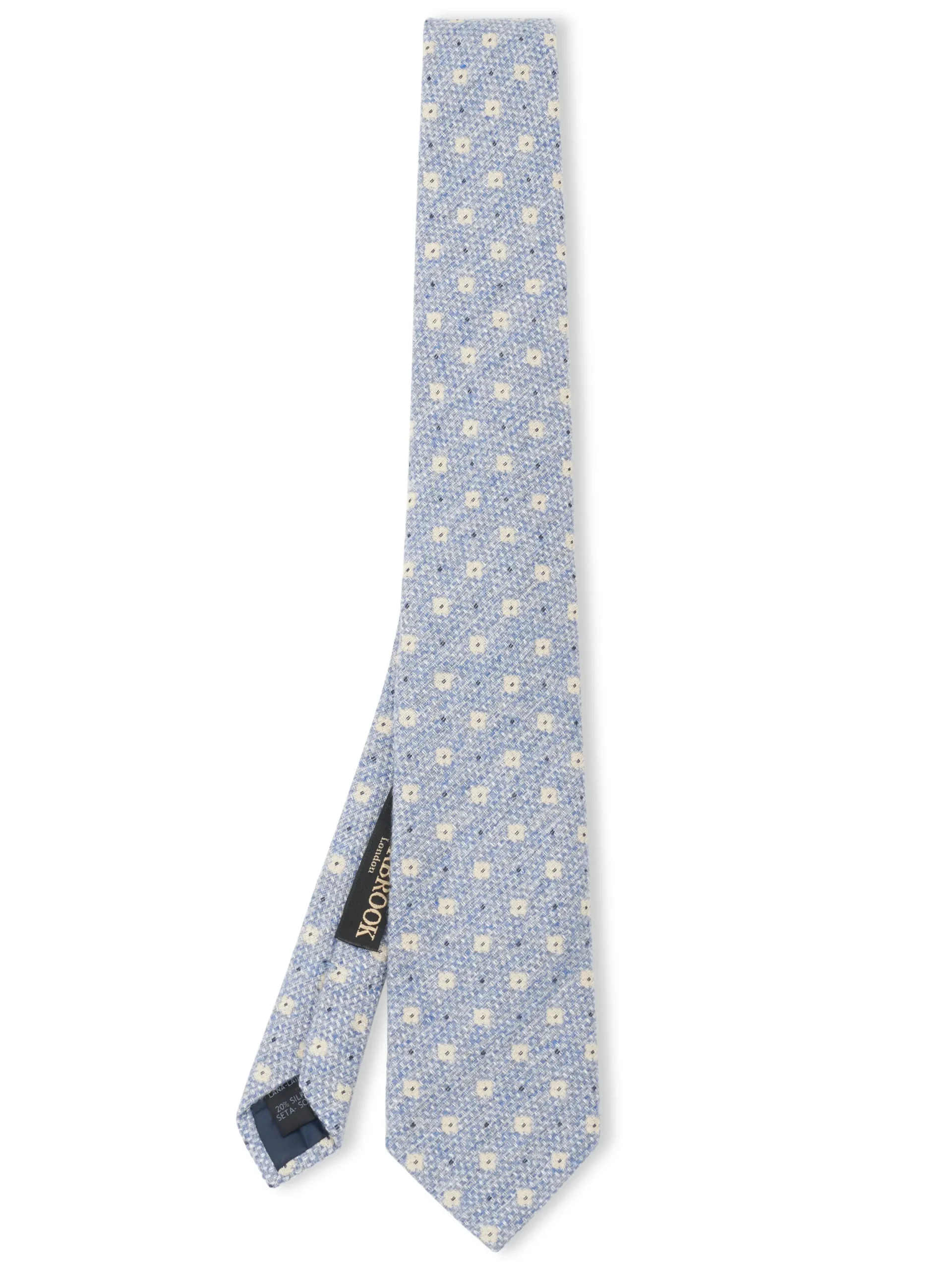 Favourbrook Light Blue Pryton Wool Tie- Ties