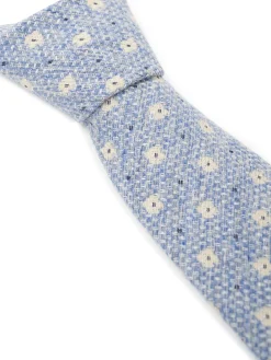 Favourbrook Light Blue Pryton Wool Tie- Ties