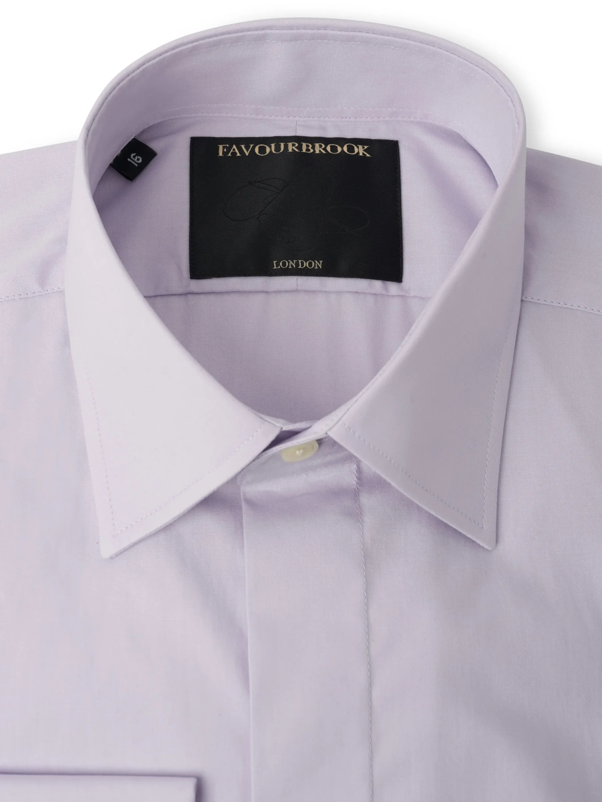 Favourbrook Lilac Mawes Cotton Gatsby Shirt- Shirts