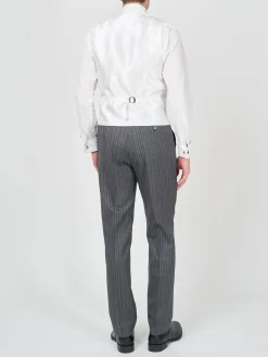 Favourbrook Lilac Randwick Double Breasted 8 Button Shawl Lapel Piped Waistcoat- Wedding Attire | Waistcoats