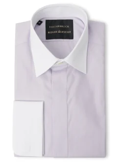 Favourbrook Lilac/White Steed Cotton Gatsby Shirt- Shirts