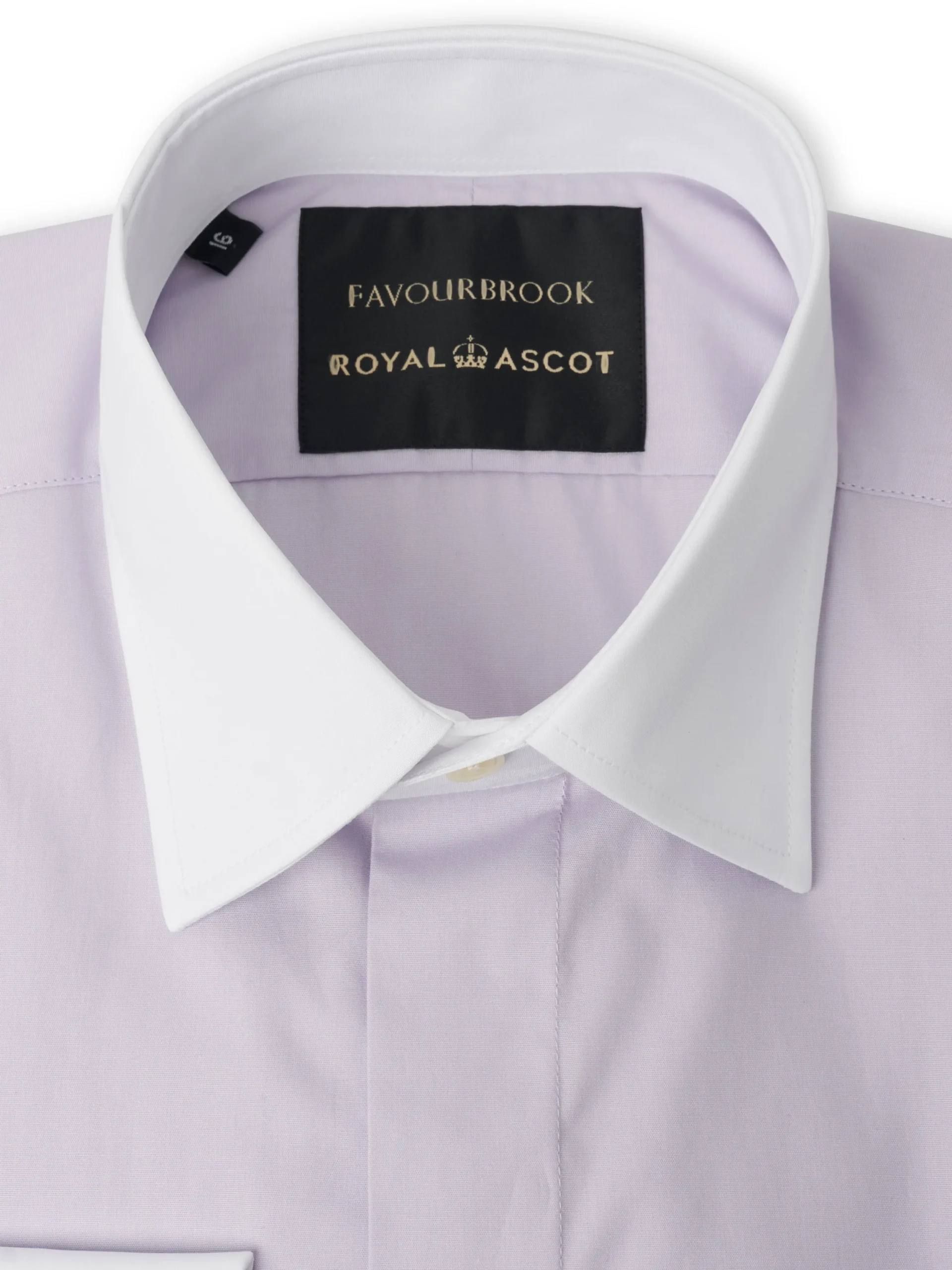 Favourbrook Lilac/White Steed Cotton Gatsby Shirt- Shirts
