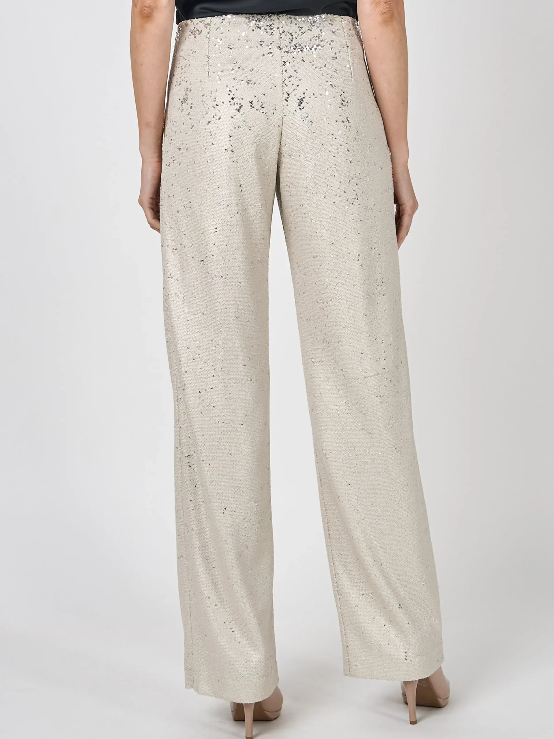 Favourbrook Lounge Trousers Oyster Mini Sequins-Women Eveningwear | Eveningwear
