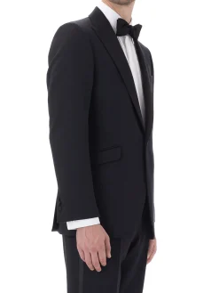 Favourbrook Midnight Hampton Wool Dinner Jacket- Eveningwear | Groomswear