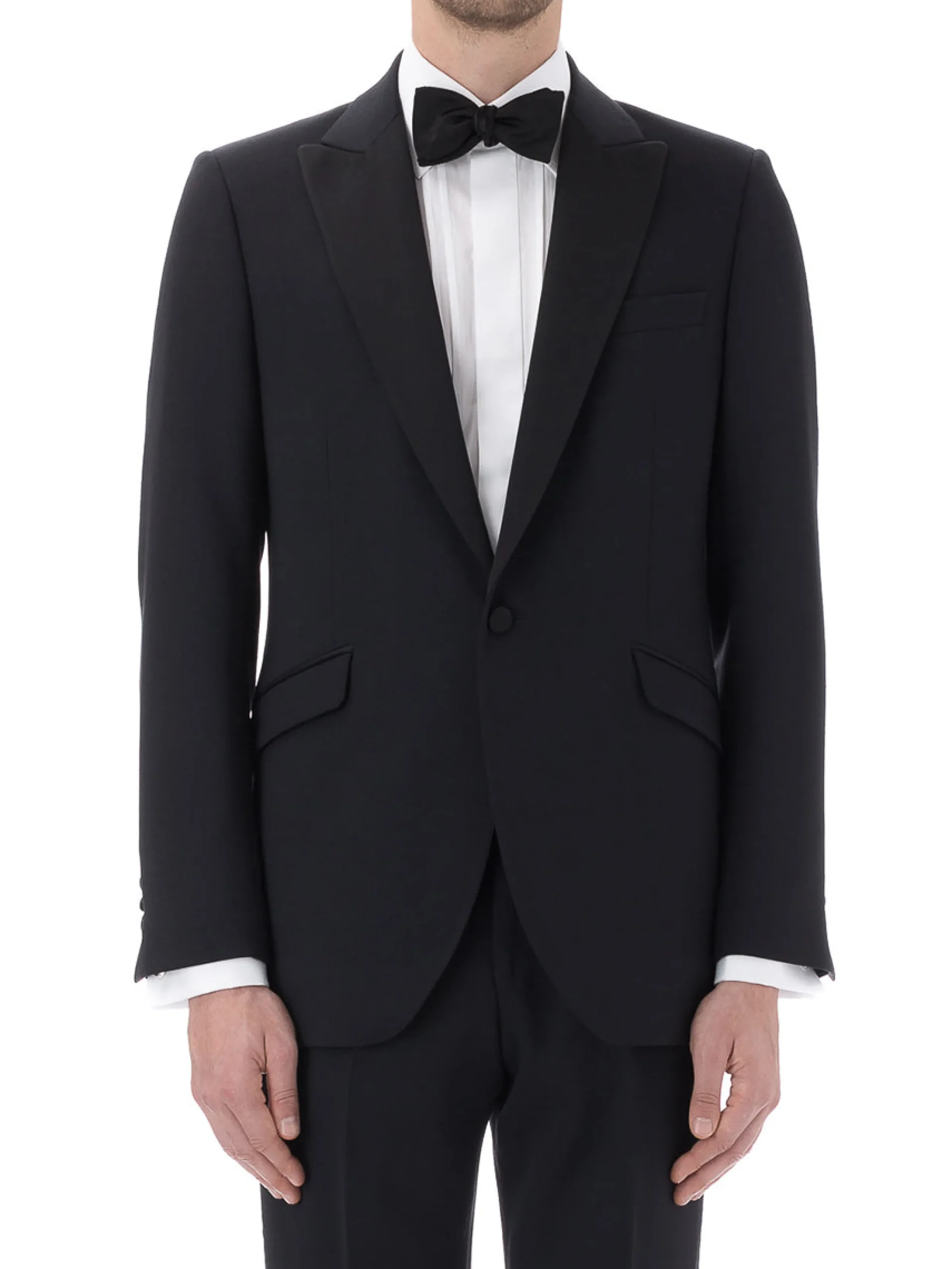 Favourbrook Midnight Hampton Wool Dinner Jacket- Eveningwear | Groomswear