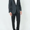 Favourbrook Midnight Heathcote Paisley Shawl Lapel Dinner Jacket- Occasionwear | Dinner Jackets