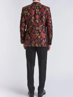 Favourbrook Midnight Red Winnington Newport Jacket- Eveningwear | Dinner Jackets