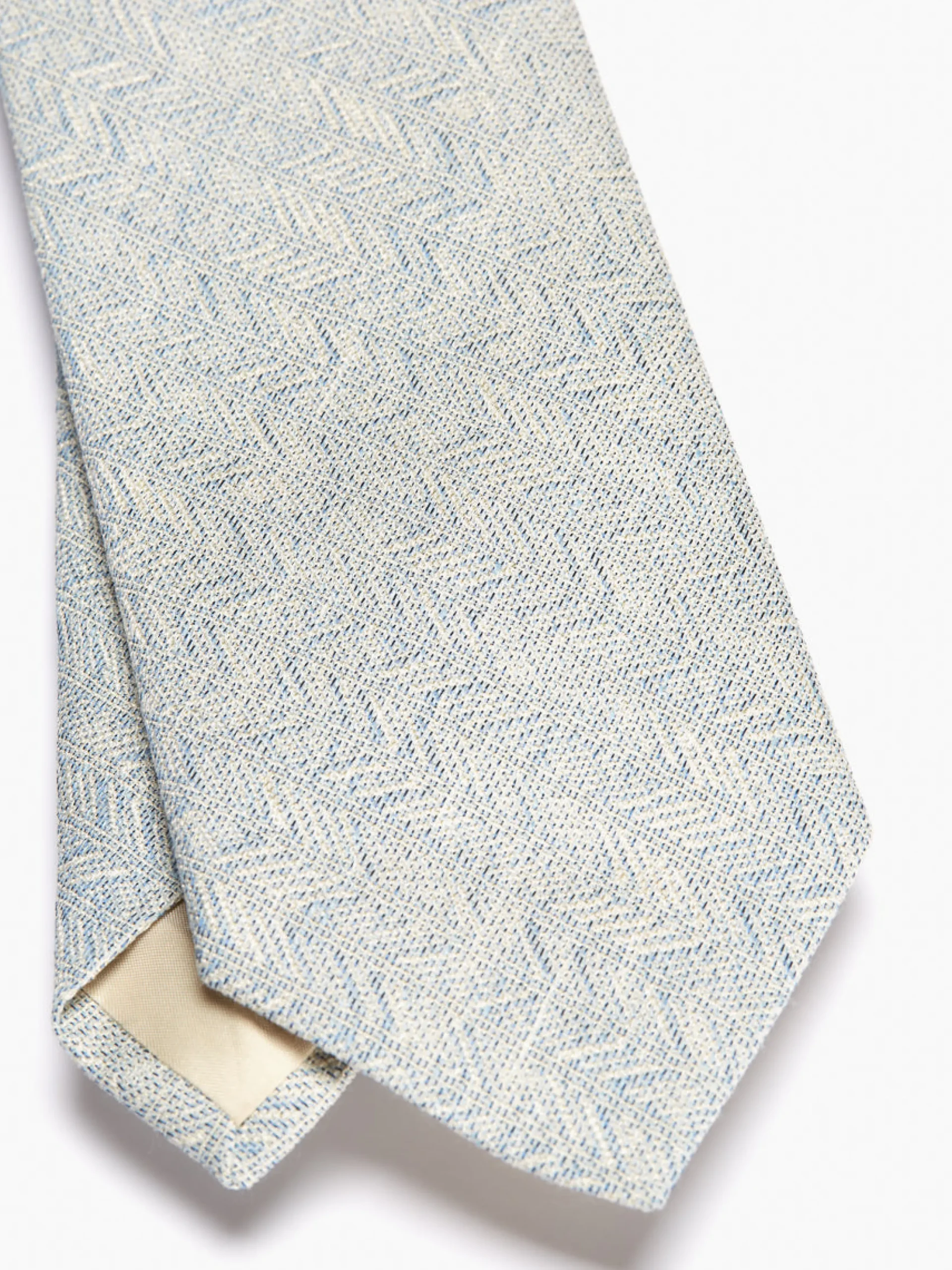 Favourbrook Mint Halton Silk Linen Tie- Ties