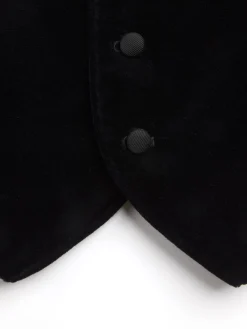 Favourbrook Multi Blanchard Cotton Single Breasted 4 Button Waistcoat- Waistcoats | Single Breasted Waistcoats