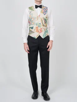 Favourbrook Multi Fulford Single Breasted 6 Button Waistcoat- Waistcoats | Single Breasted Waistcoats