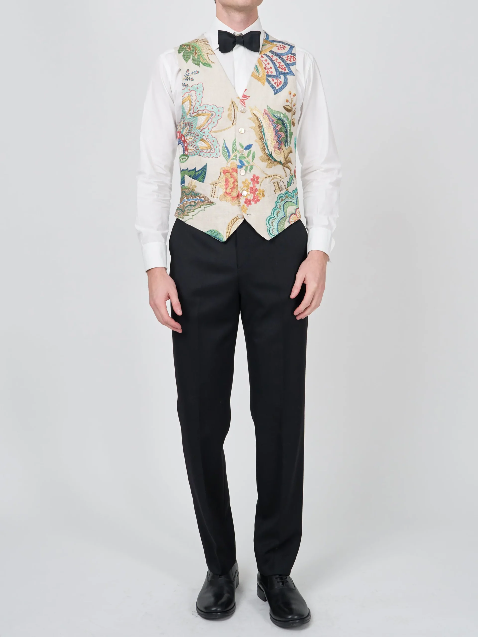 Favourbrook Multi Fulford Single Breasted 6 Button Waistcoat- Waistcoats | Single Breasted Waistcoats