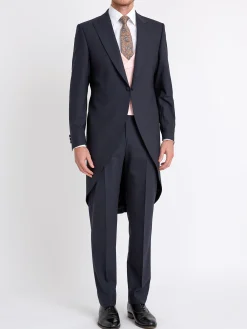 Favourbrook Navy Ascot Wool Morning Coat- Royal Ascot | Wedding Attire