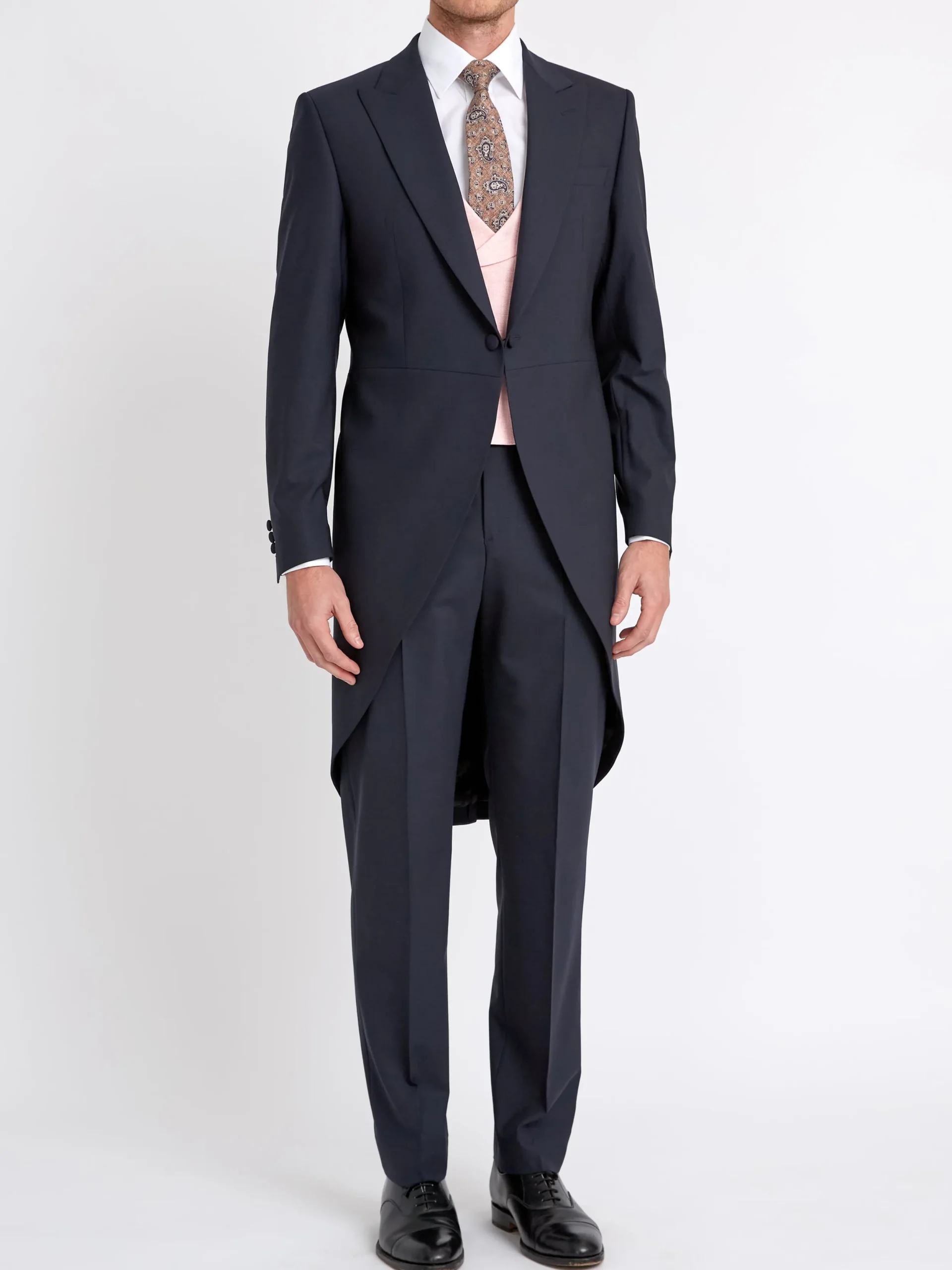 Favourbrook Navy Ascot Wool Morning Coat- Royal Ascot | Wedding Attire