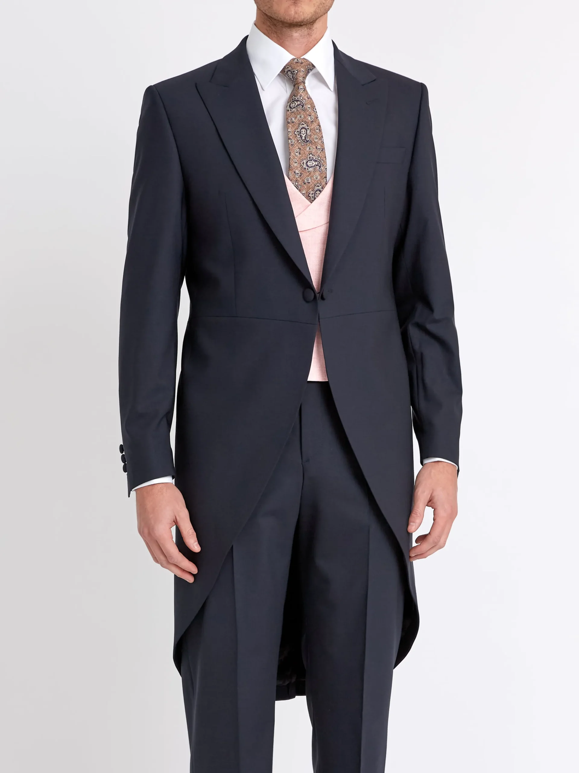 Favourbrook Navy Ascot Wool Morning Coat- Royal Ascot | Wedding Attire