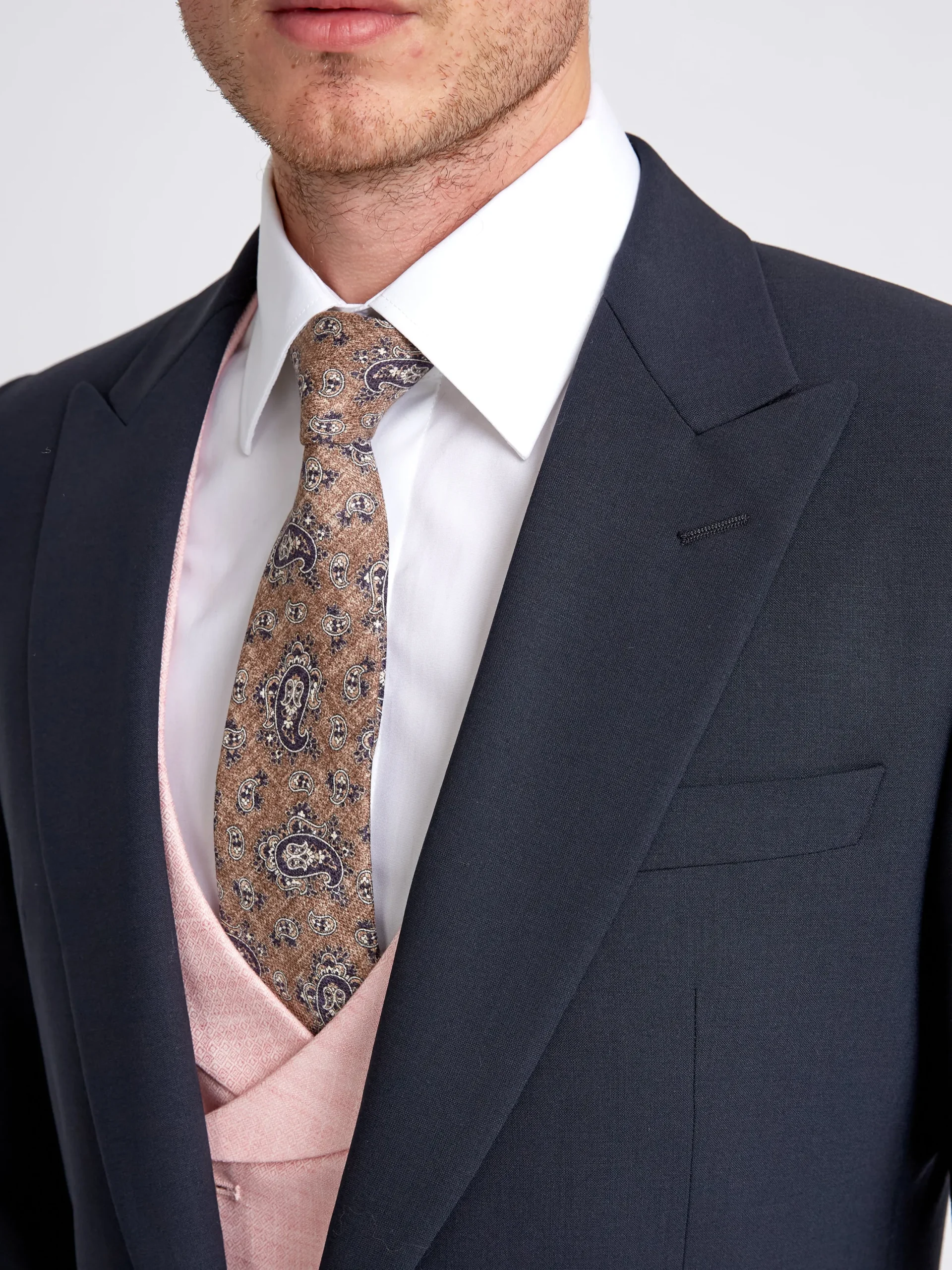 Favourbrook Navy Ascot Wool Morning Coat- Royal Ascot | Wedding Attire