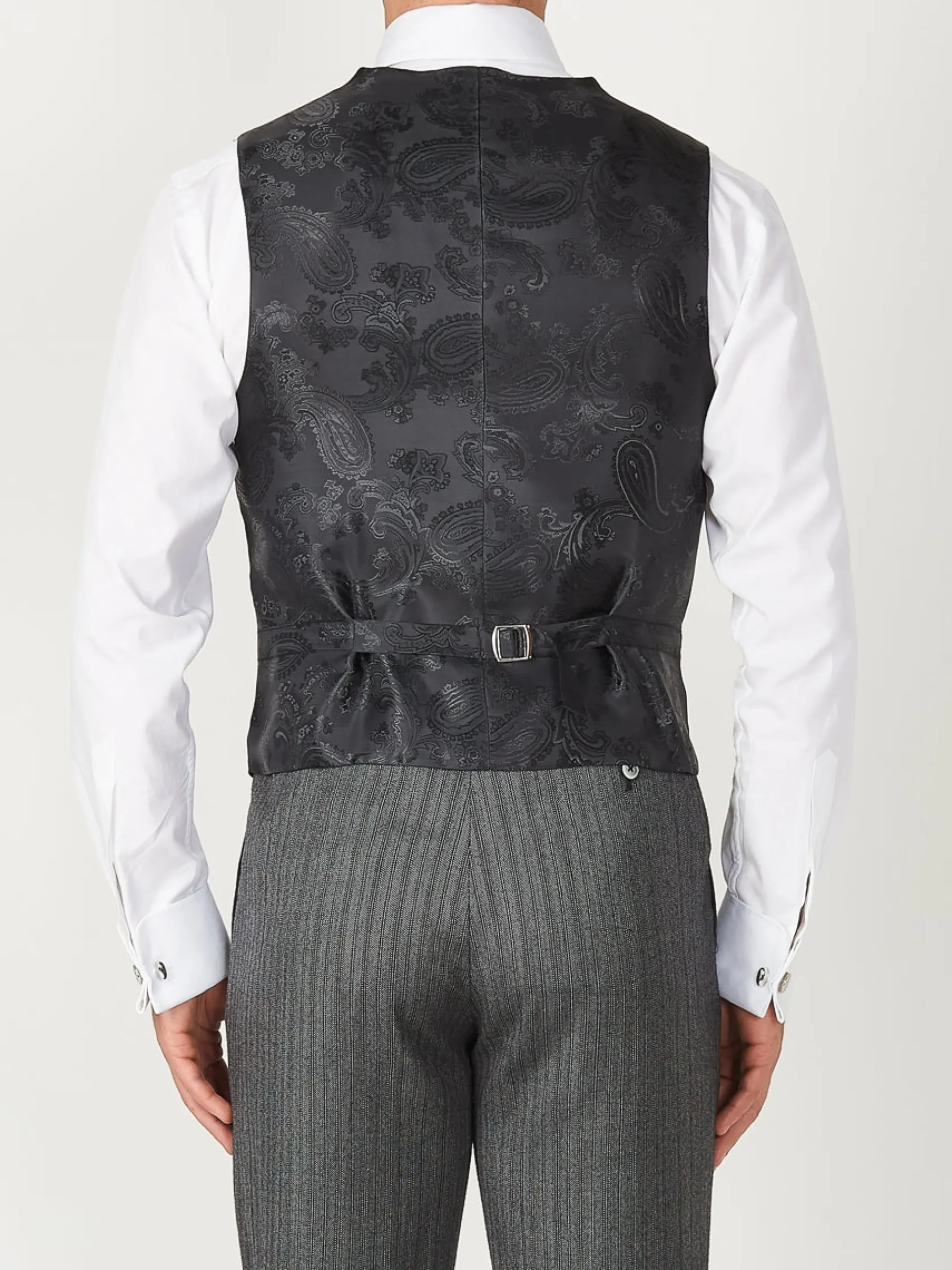 Favourbrook Navy Belvoir Cotton Single Breasted 6 Button Waistcoat- Eveningwear | Groomswear