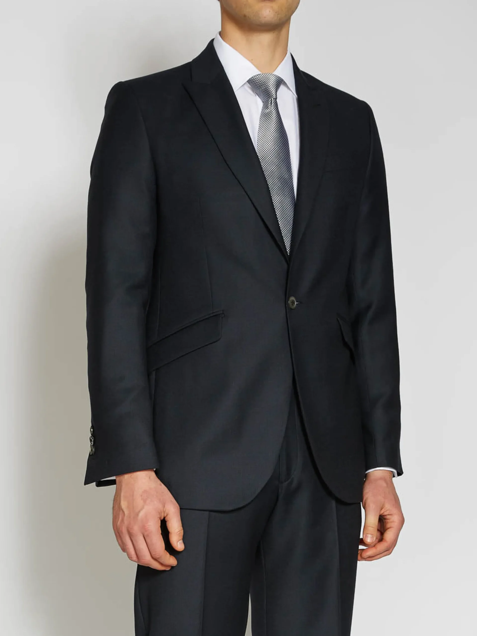 Favourbrook Navy Carlton Hopsack Ebury Jacket- Suits