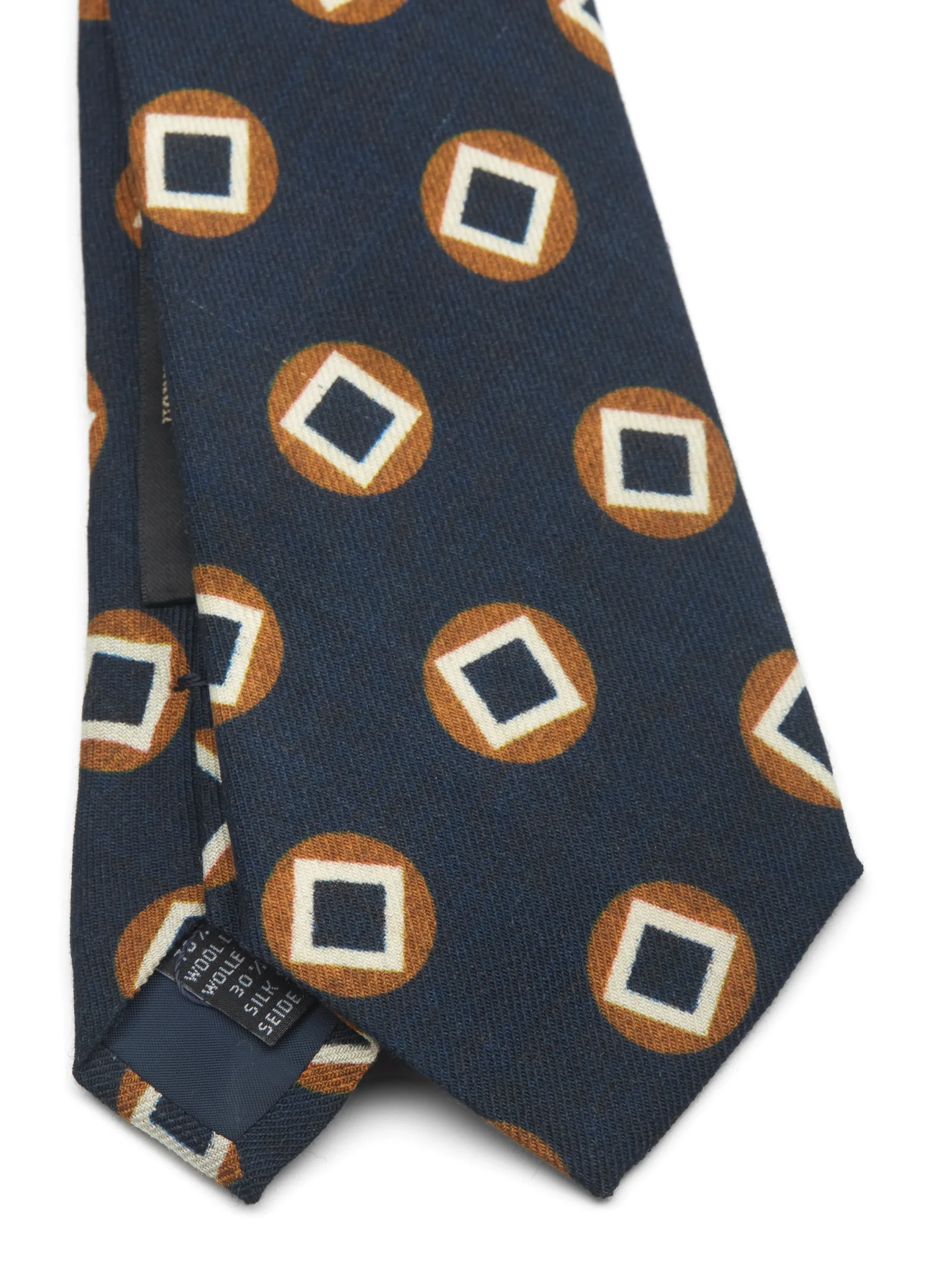 Favourbrook Navy Clivedon Silk Tie- Ties