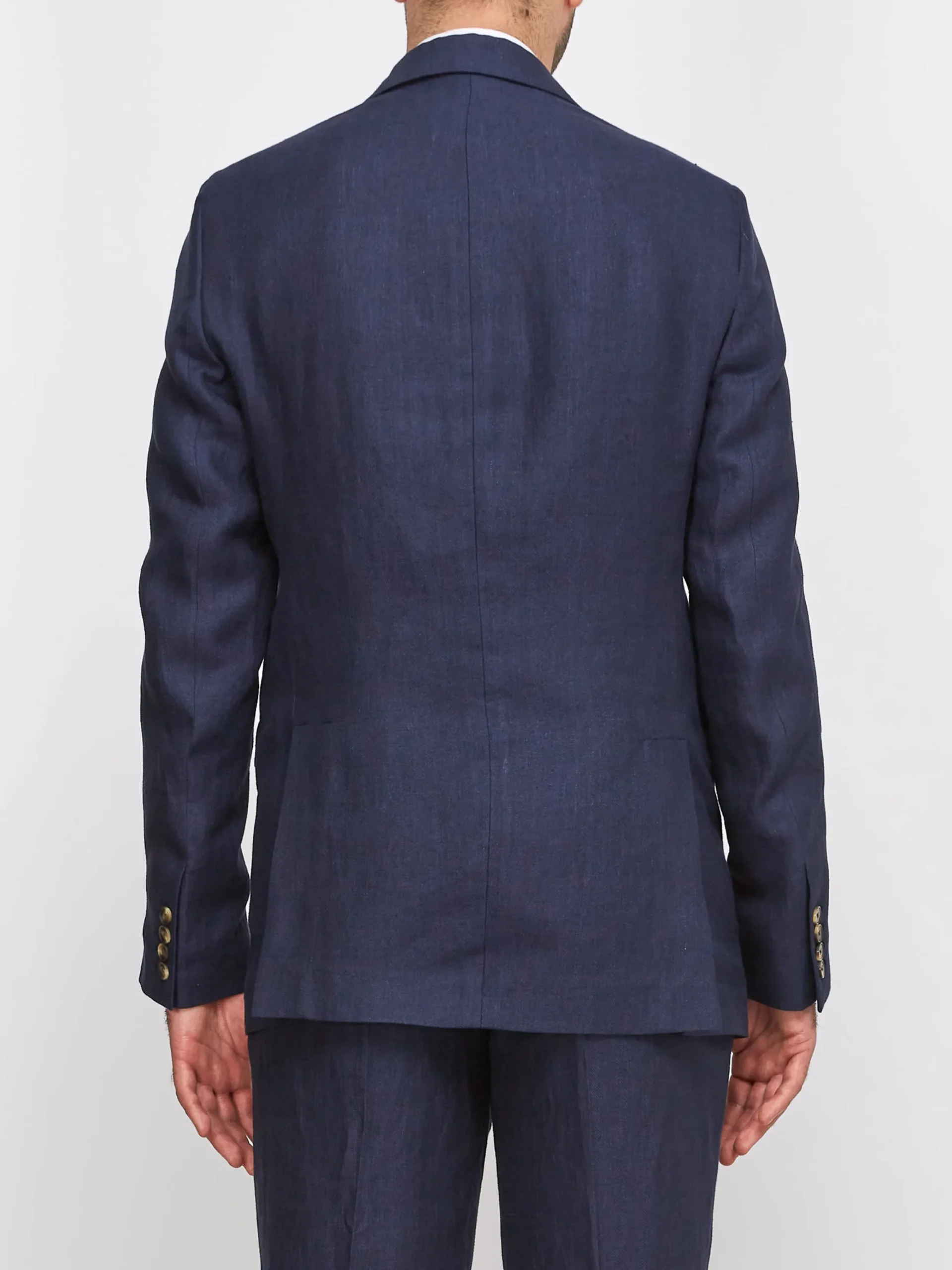 Favourbrook Navy Ethan Herringbone Ebury Jacket- Suits