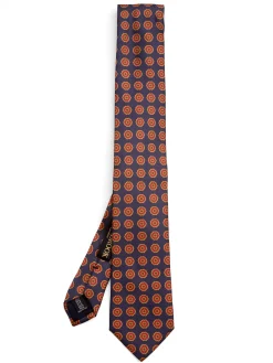 Favourbrook Navy Firle Silk Tie- Ties