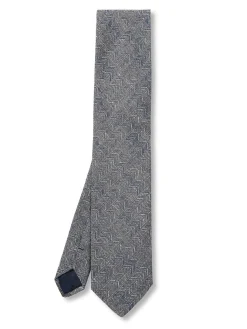 Favourbrook Navy Halton Silk Tie- Ties