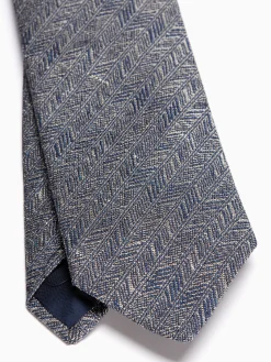 Favourbrook Navy Halton Silk Tie- Ties