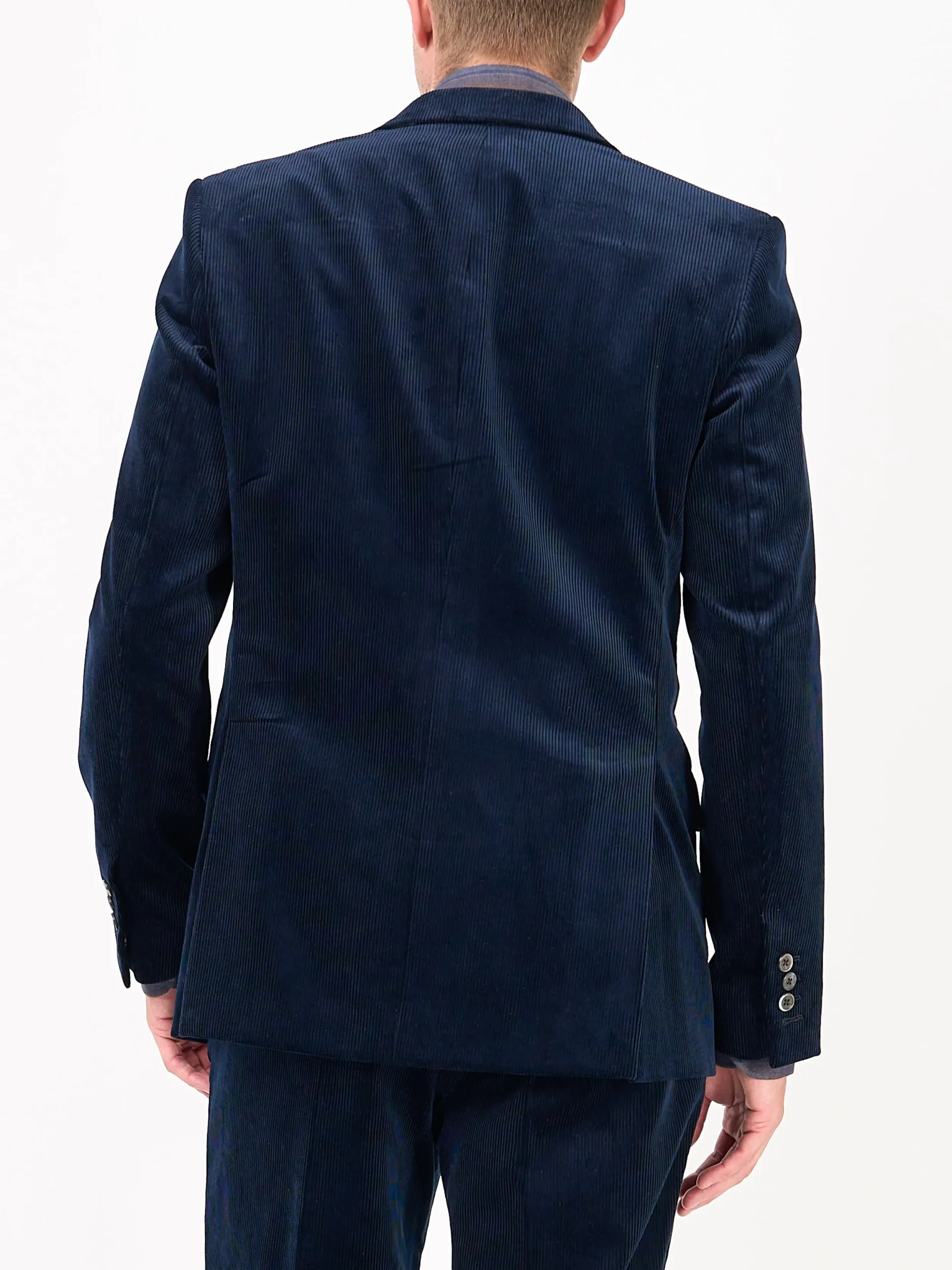 Favourbrook Navy Hatfield Cord Newport Jacket- Suits