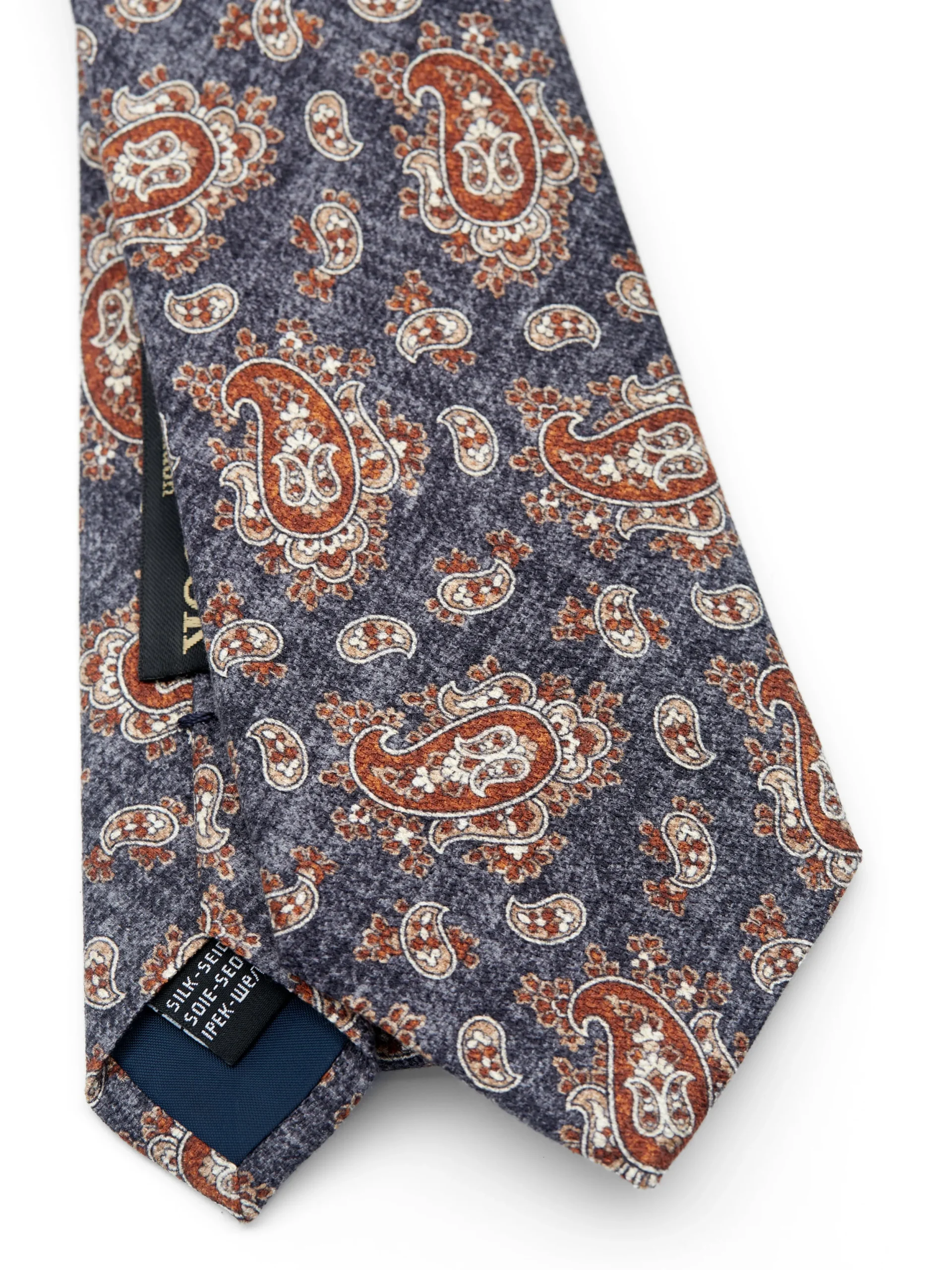 Favourbrook Navy Hoyland Silk Tie- Ties
