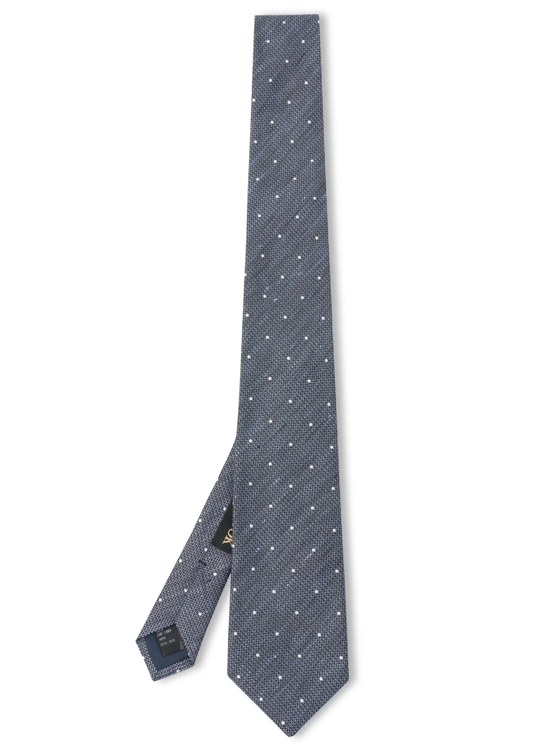 Favourbrook Navy Ledbury Linen Tie- Ties