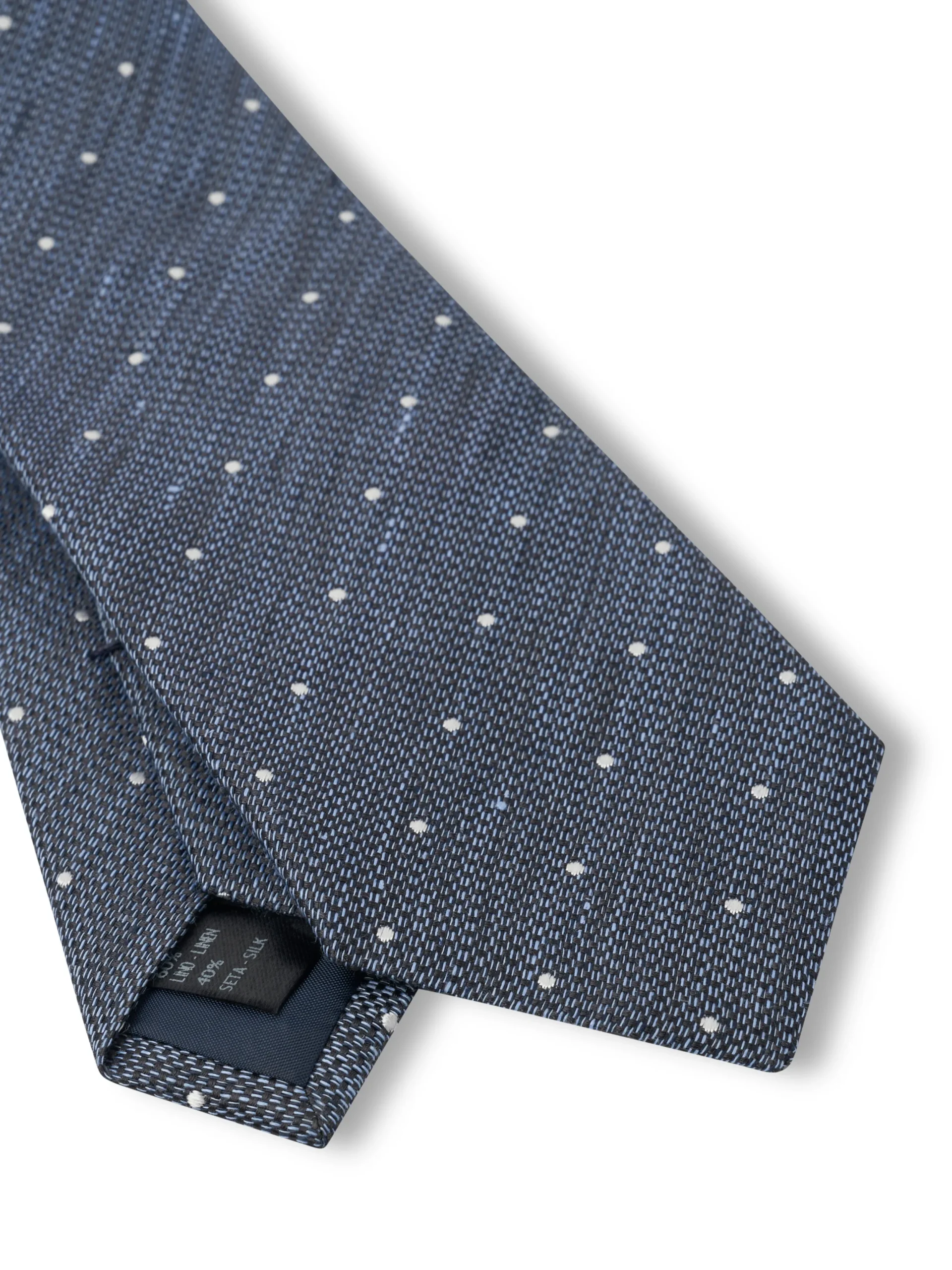 Favourbrook Navy Ledbury Linen Tie- Ties