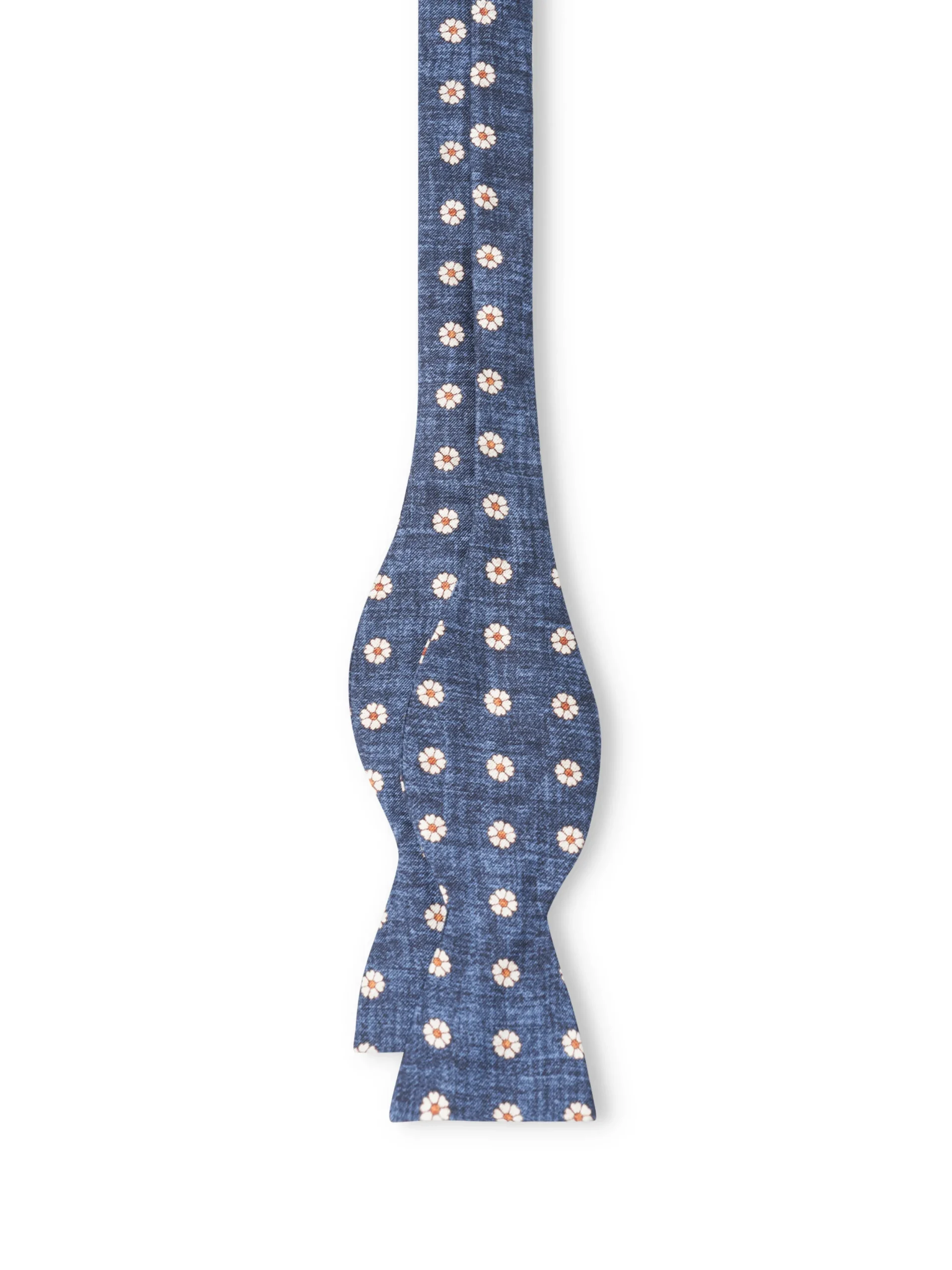 Favourbrook Navy Osterley Silk Bow Tie- Bow Ties
