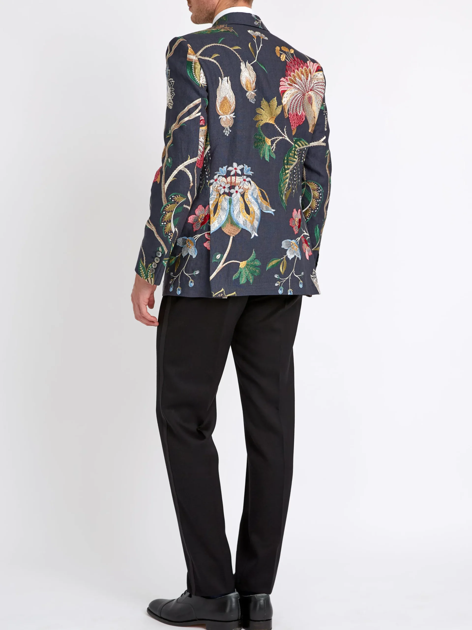 Favourbrook Navy Petersham Newport Jacket- Dinner Jackets