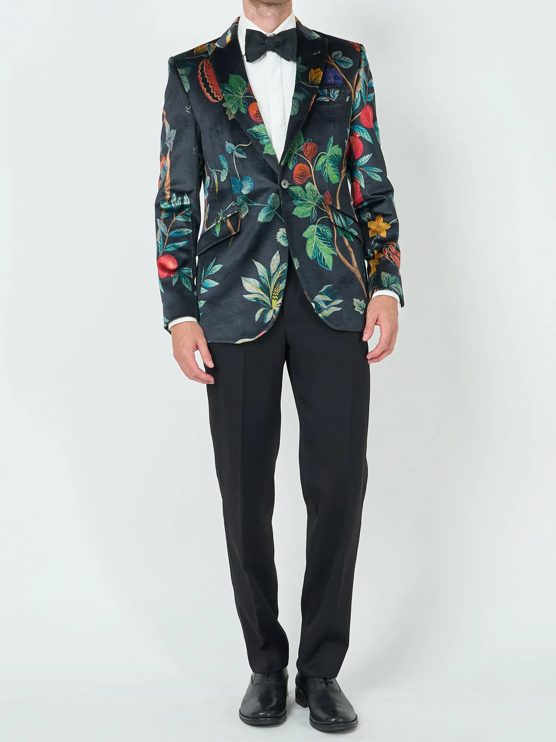 Favourbrook Navy Regency Velvet Newport Jacket- Velvet Jackets | Dinner Jackets