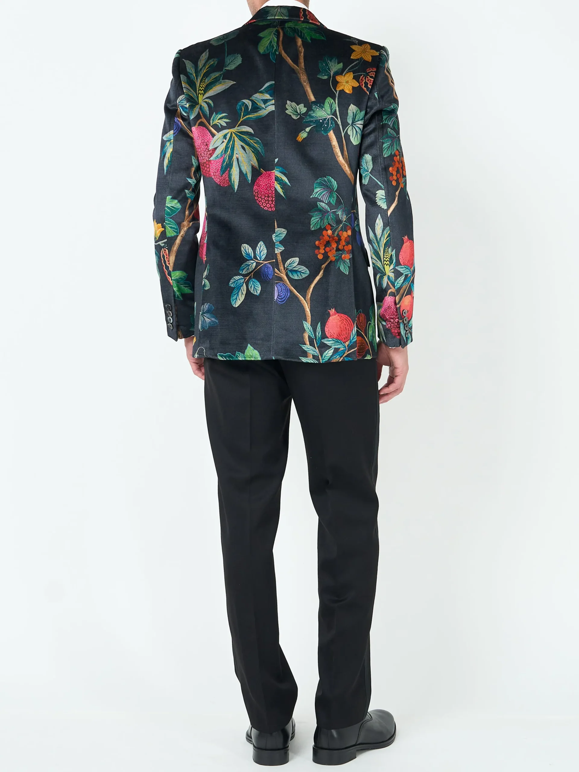 Favourbrook Navy Regency Velvet Newport Jacket- Velvet Jackets | Dinner Jackets