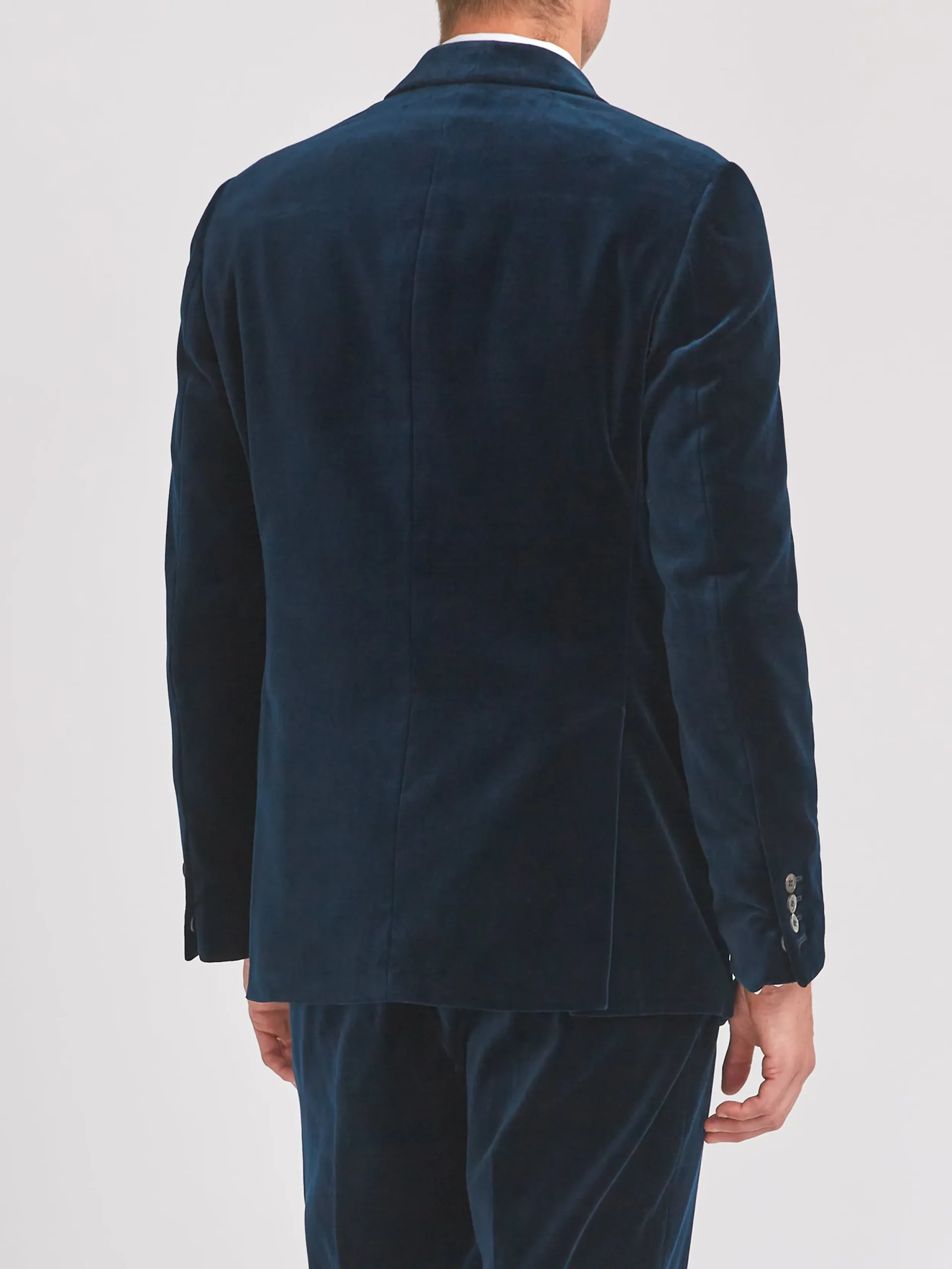 Favourbrook Navy Velvet Cotton Newport Jacket- Velvet Jackets