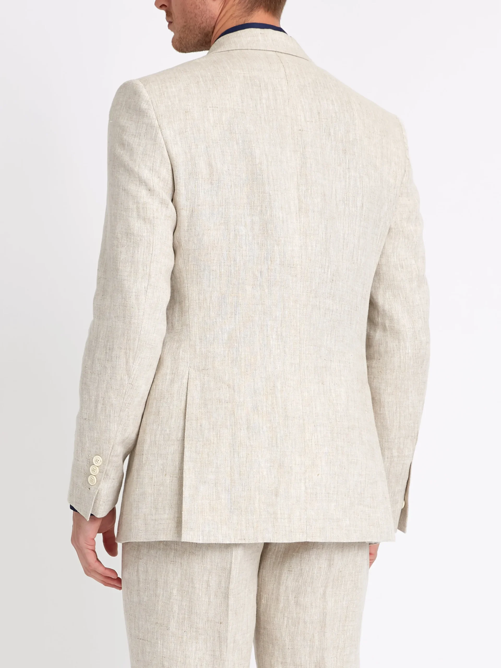 Favourbrook Oatmeal Allercombe Linen Ebury Jacket- Suits