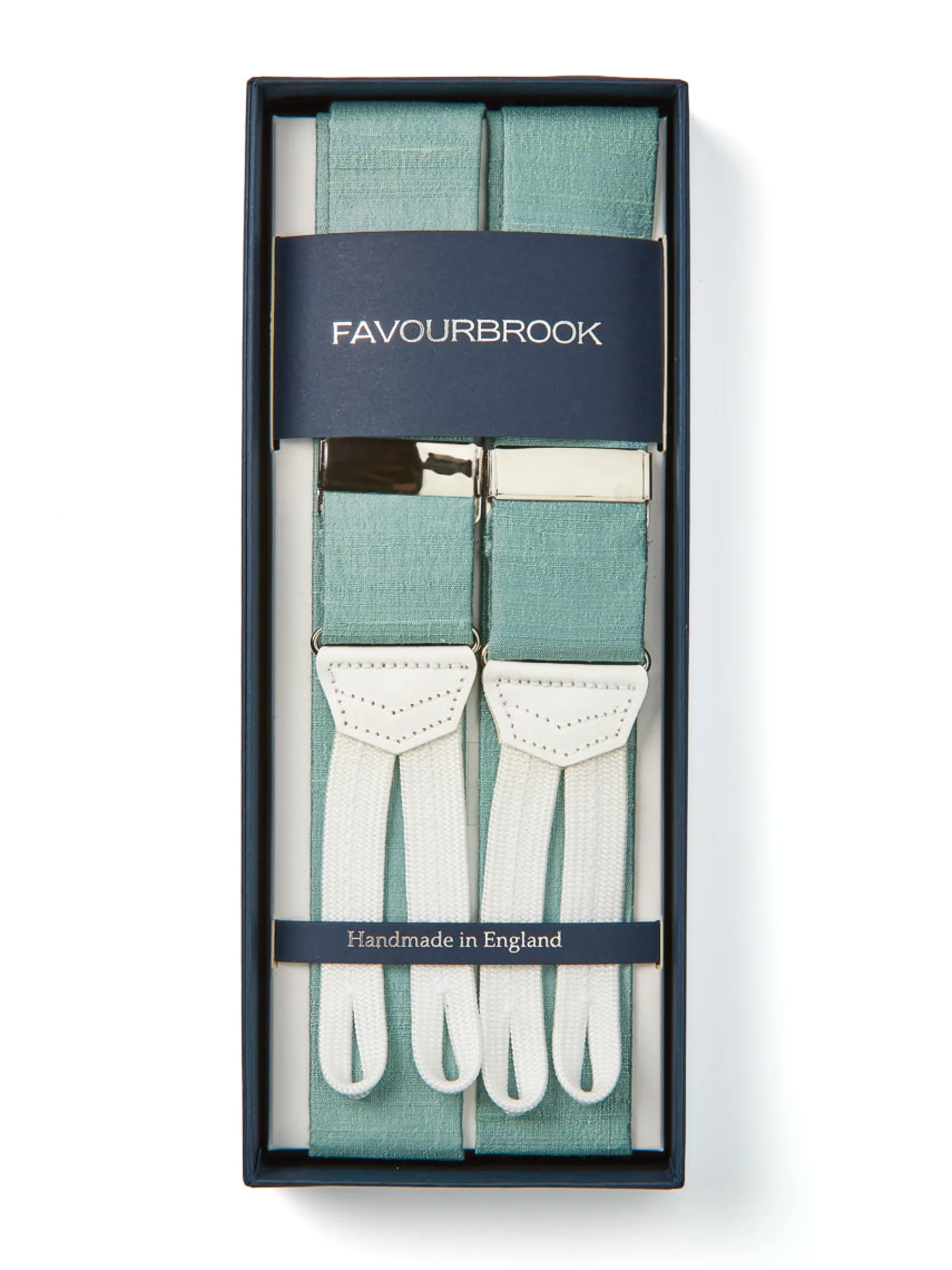 Favourbrook Ocean Douppion Silk Braces- Braces