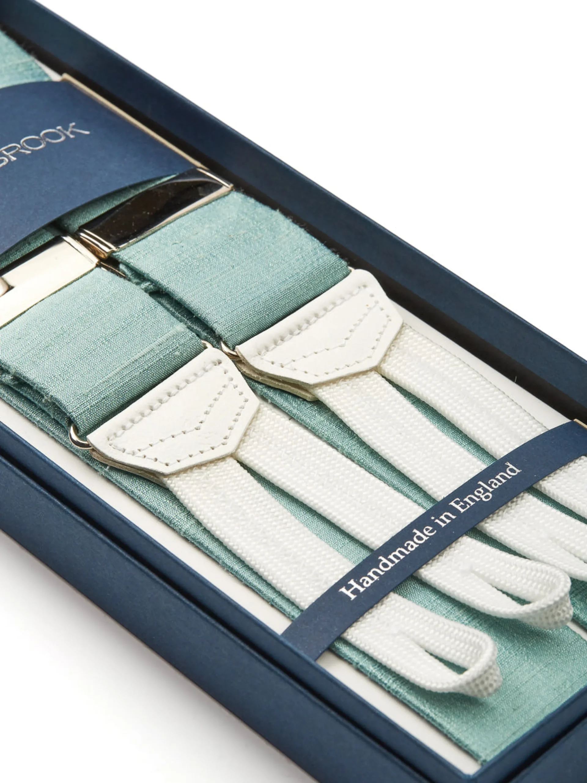 Favourbrook Ocean Douppion Silk Braces- Braces