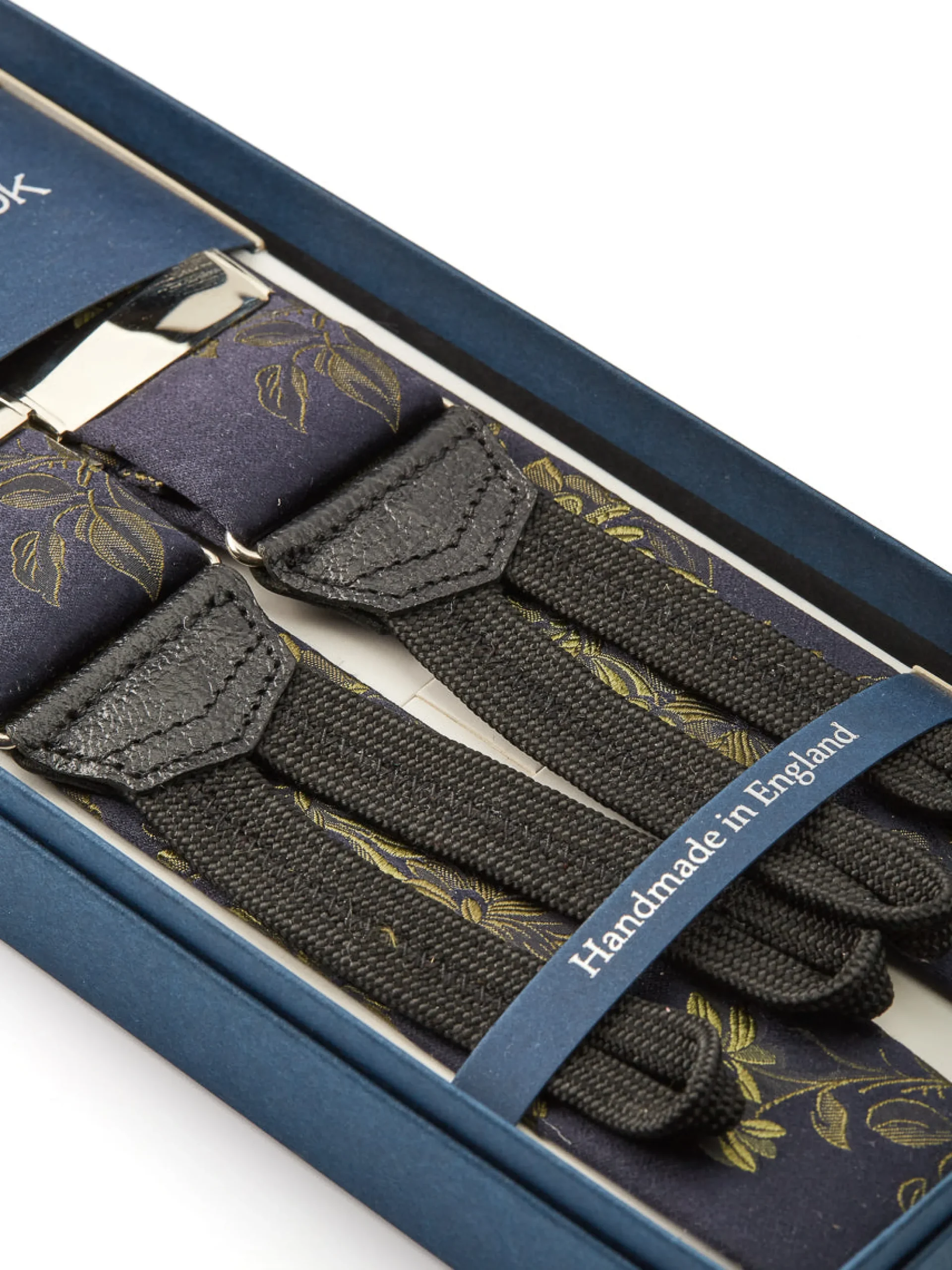 Favourbrook Olive Bourgainville Silk Braces- Braces