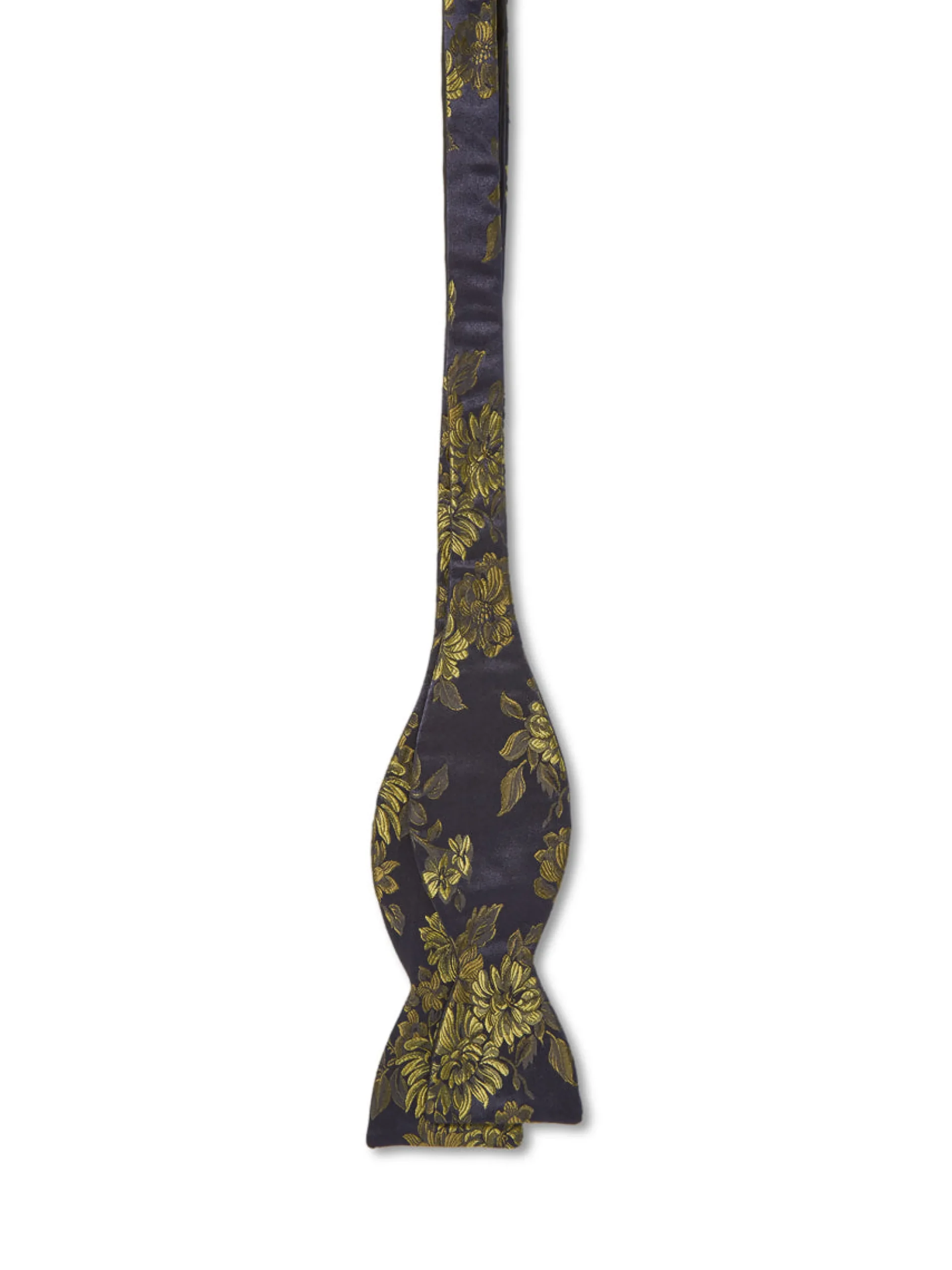 Favourbrook Olive Bourgainville Silk Bow Tie- Bow Ties