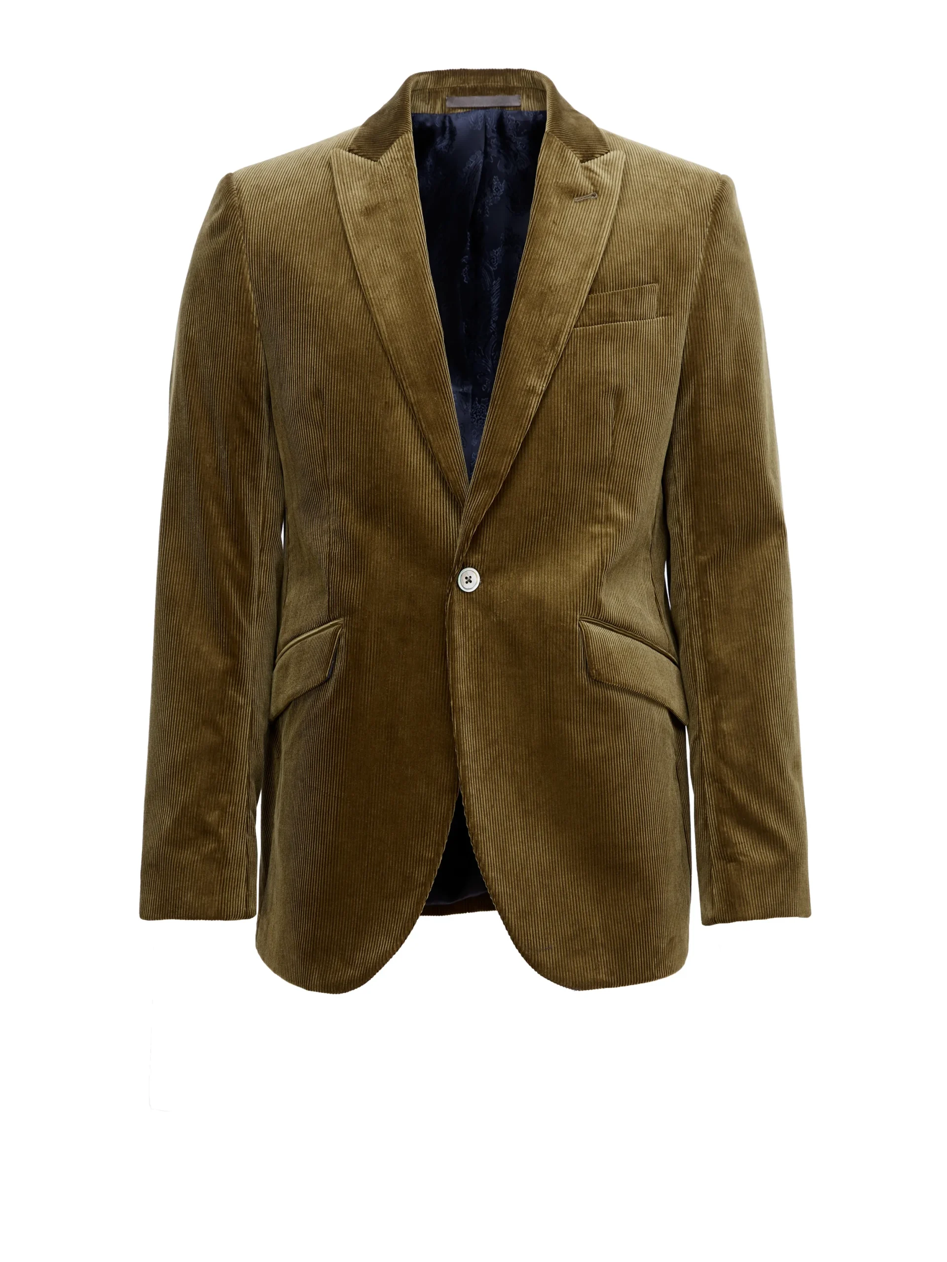Favourbrook Olive Hatfield Cord Newport Jacket- Suits