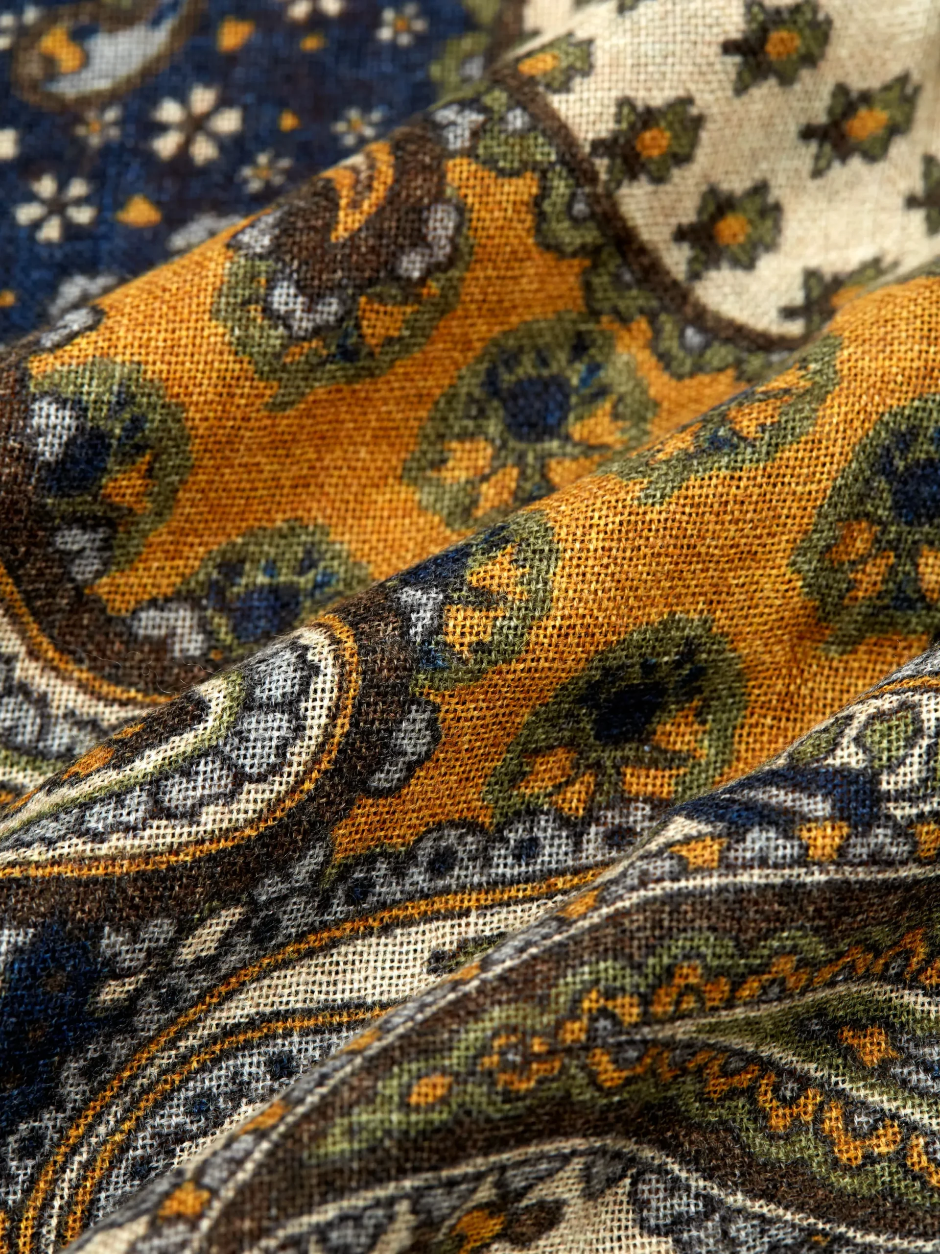 Favourbrook Olive Woodstock Wool Scarf- Scarves & Cravats