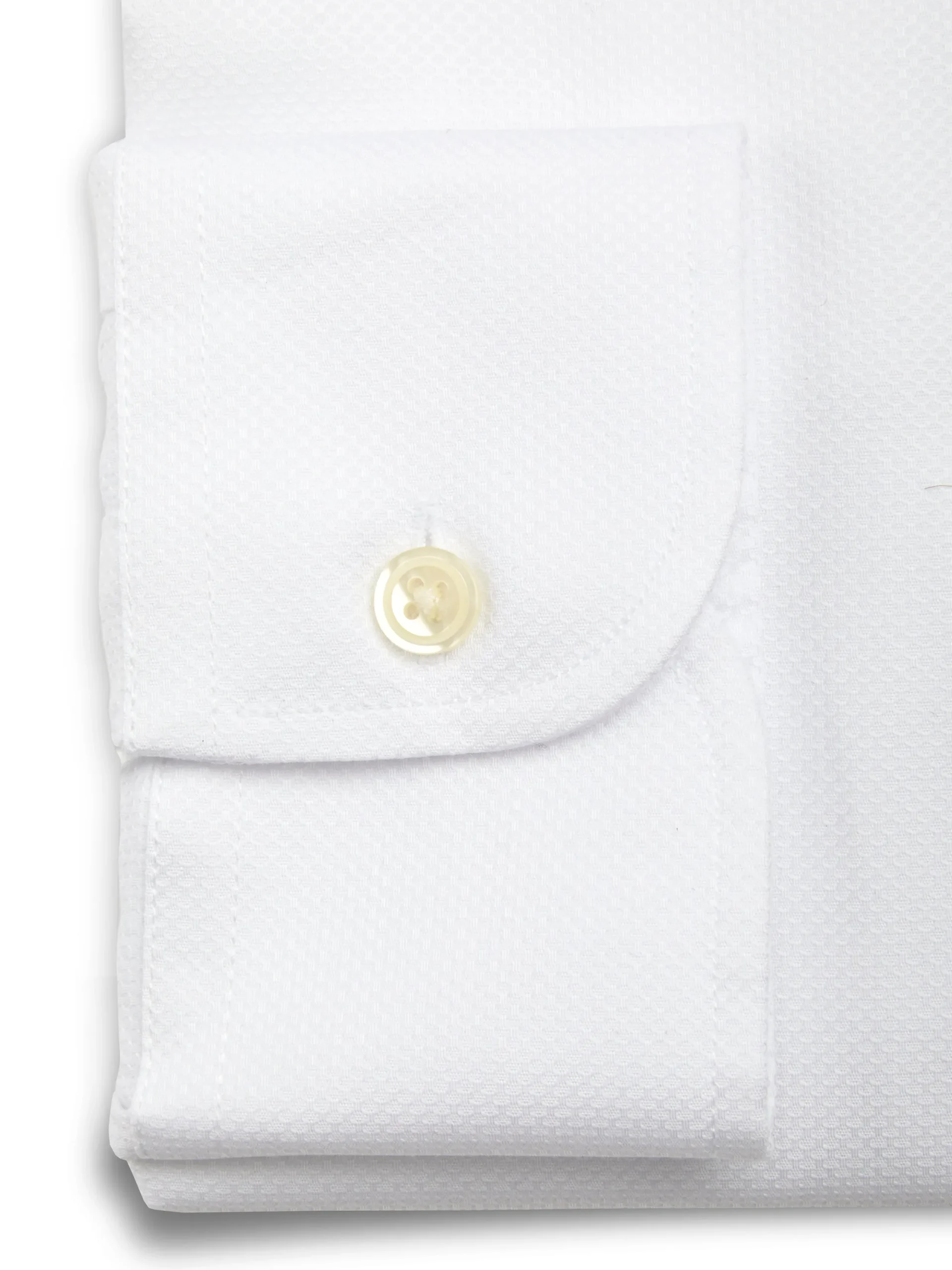Favourbrook Oxford White Cotton Burlington Shirt- Shirts