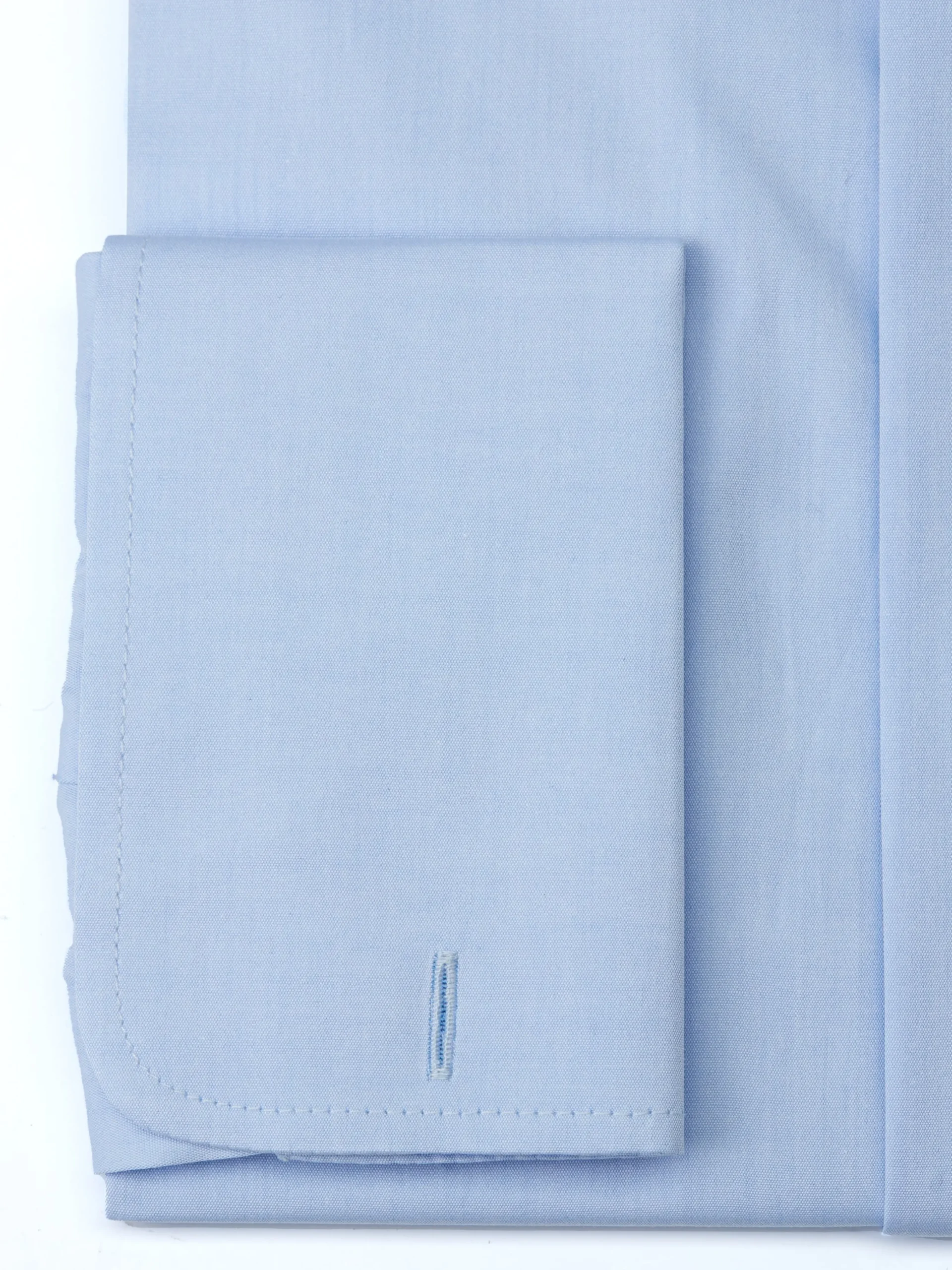 Favourbrook Pale Blue Poplin Cotton Gatsby Shirt- Shirts