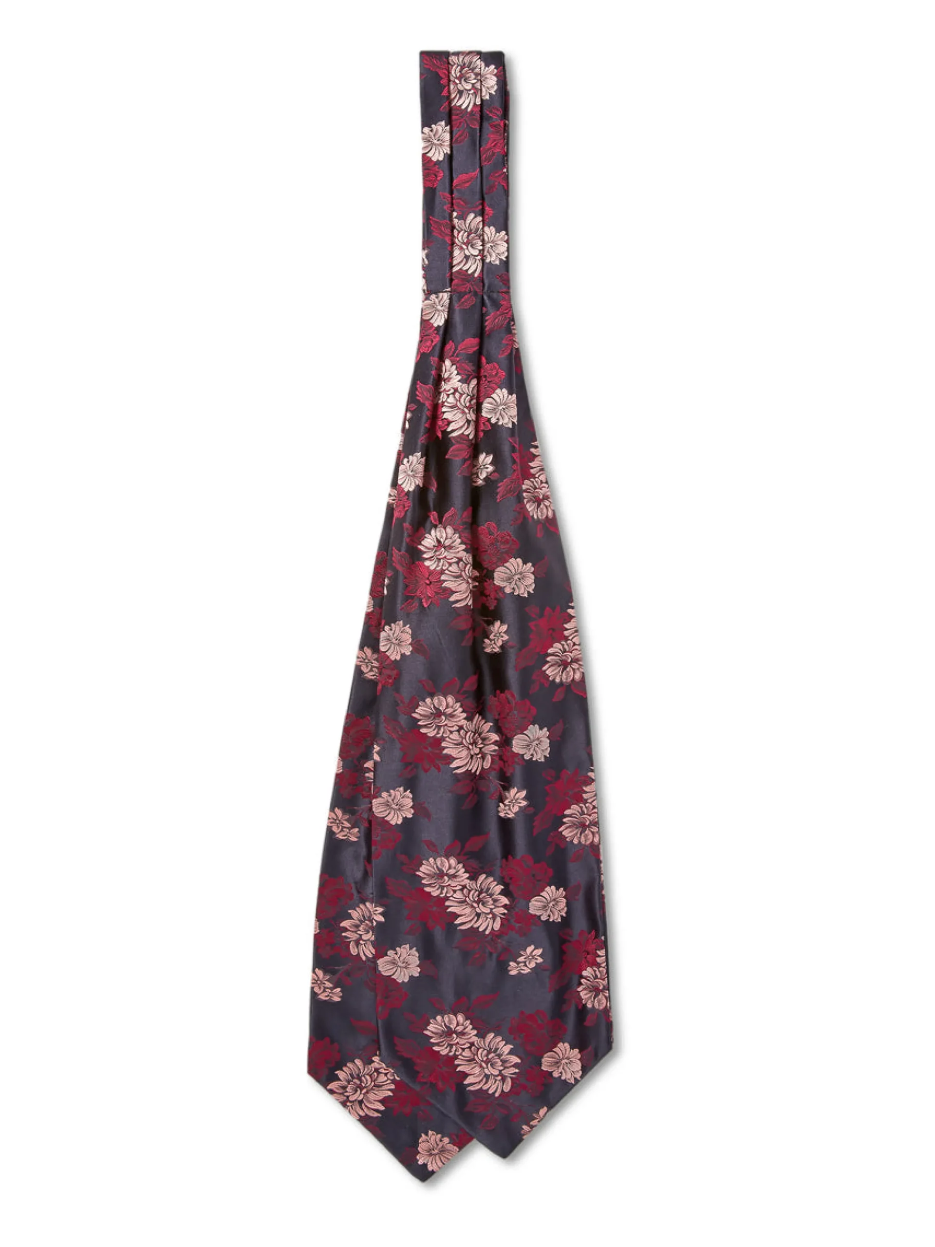 Favourbrook Pink Bourgainville Silk Cravat- Scarves & Cravats