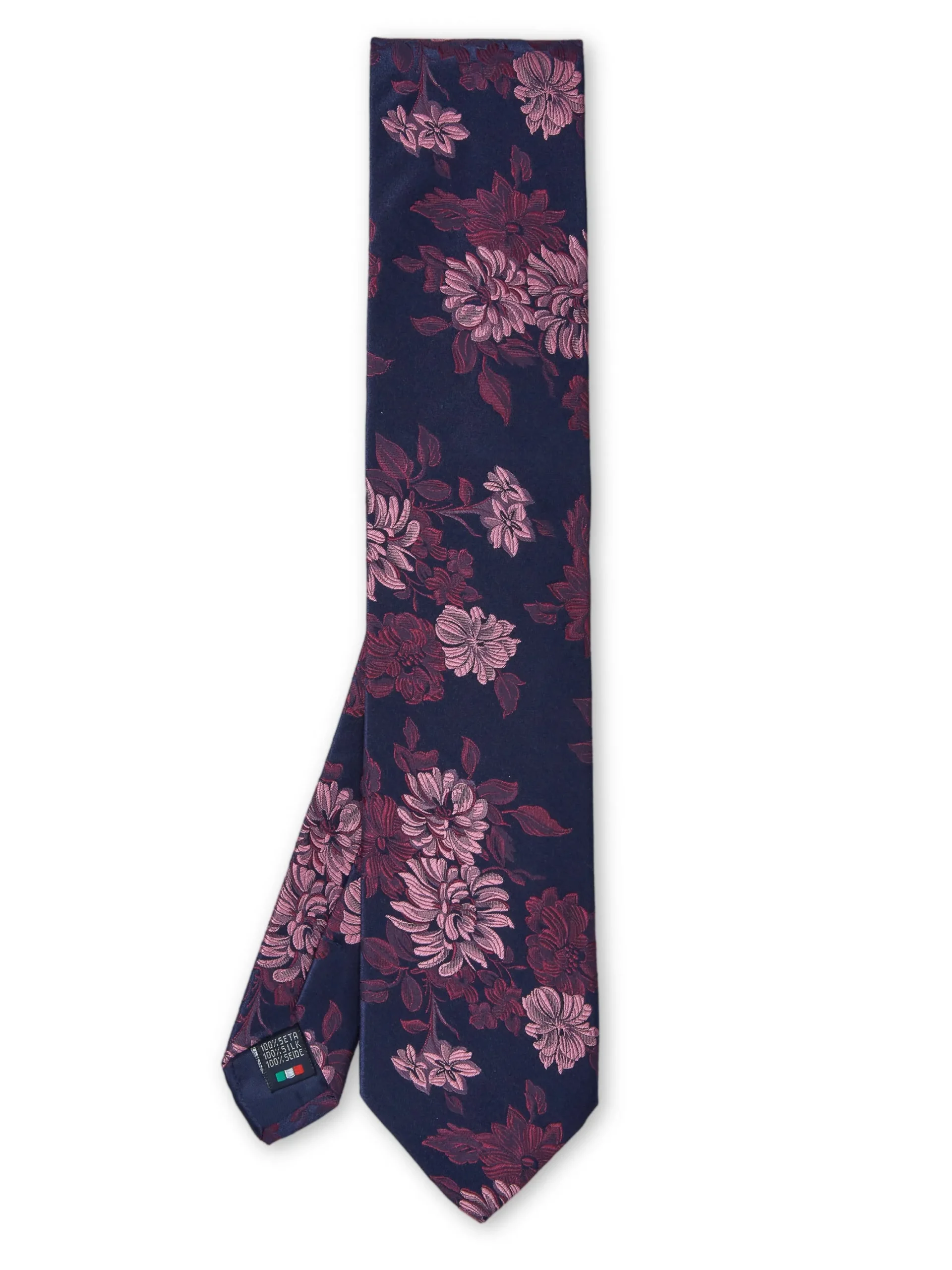 Favourbrook Pink Bourgainville Silk Tie- Ties