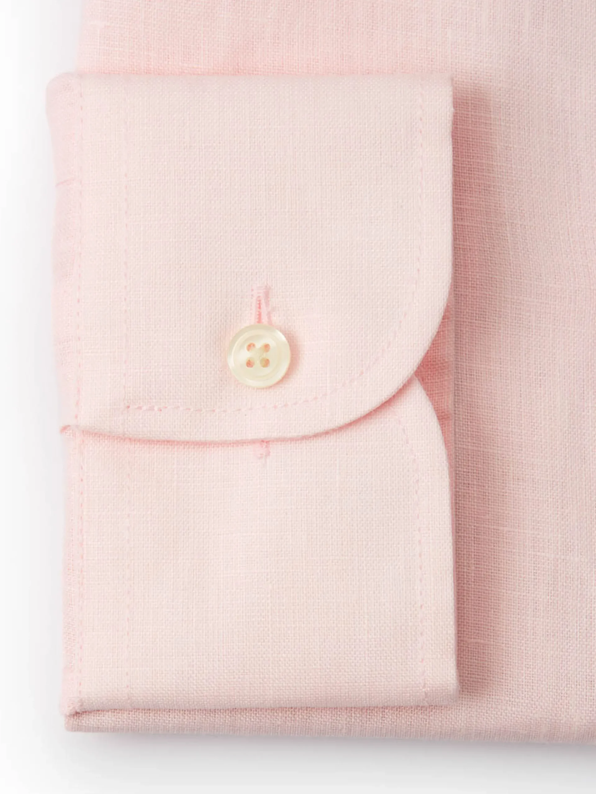 Favourbrook Pink Colne Linen Helford Shirt- Shirts